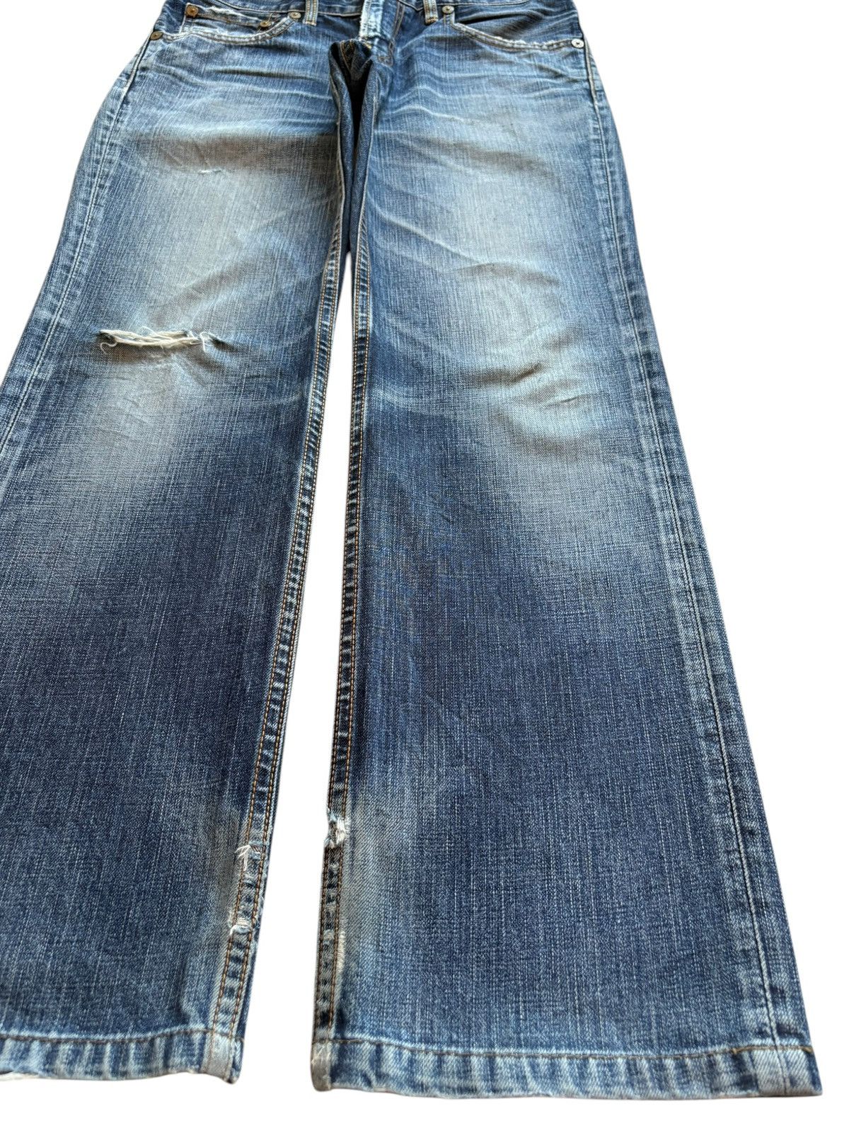 Levi's Vintage 90s Levis 502 Mud Wash Distressed Loose Jeans Size US 31 - 7 Thumbnail