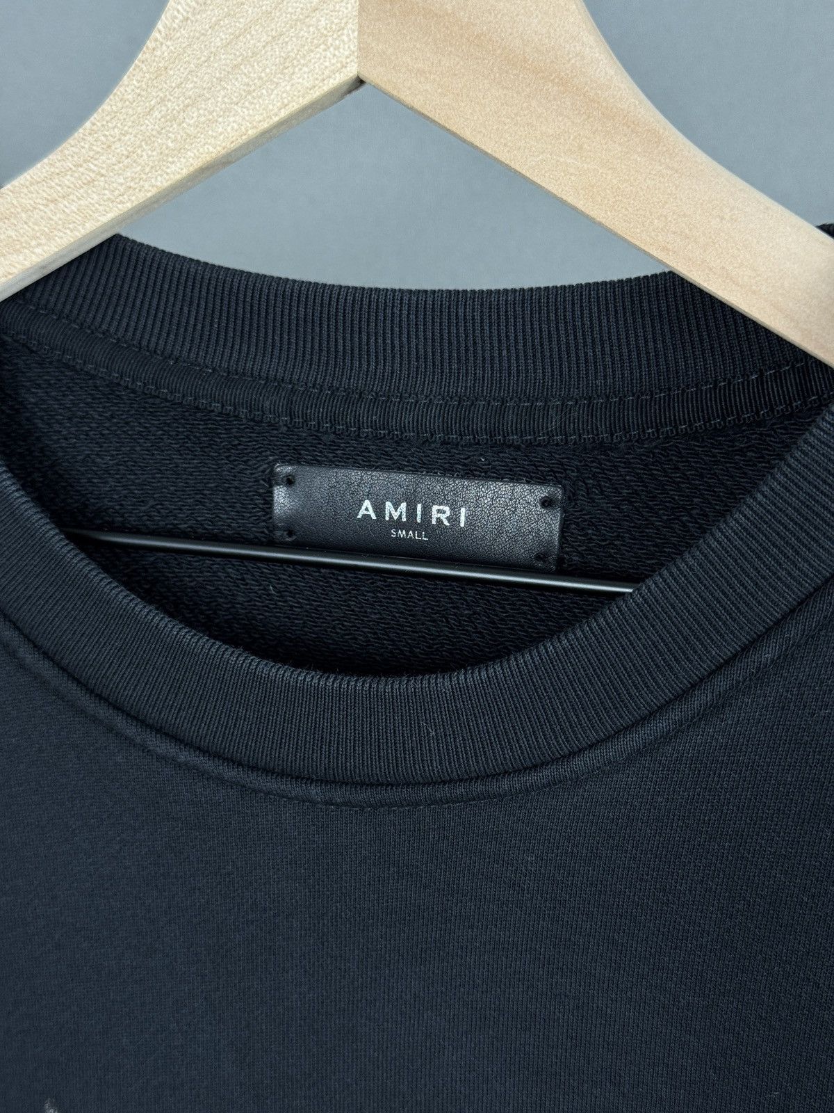 Amiri Amiri Size S Sweatshirt Black Floral Chest Peace Logo Size US S / EU 44-46 / 1 - 4 Thumbnail
