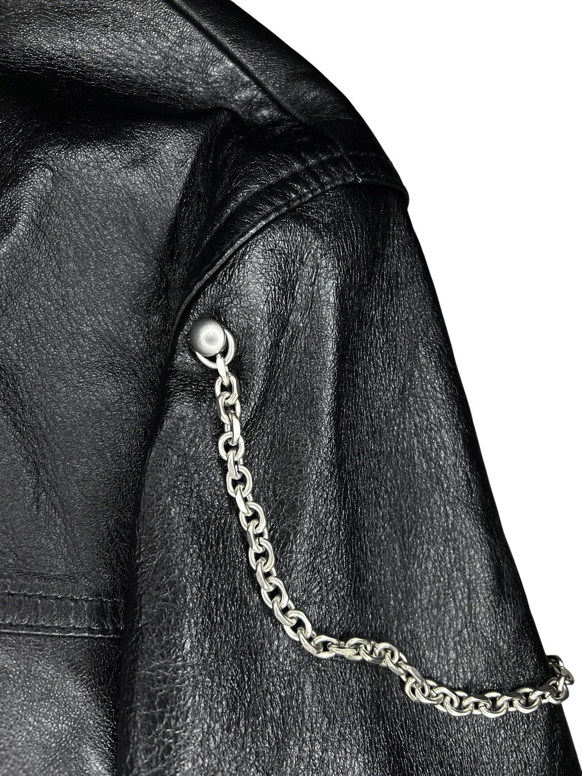 Celine F/W 21 Chained Leather Bomber Size US L / EU 52-54 / 3 - 12 Thumbnail