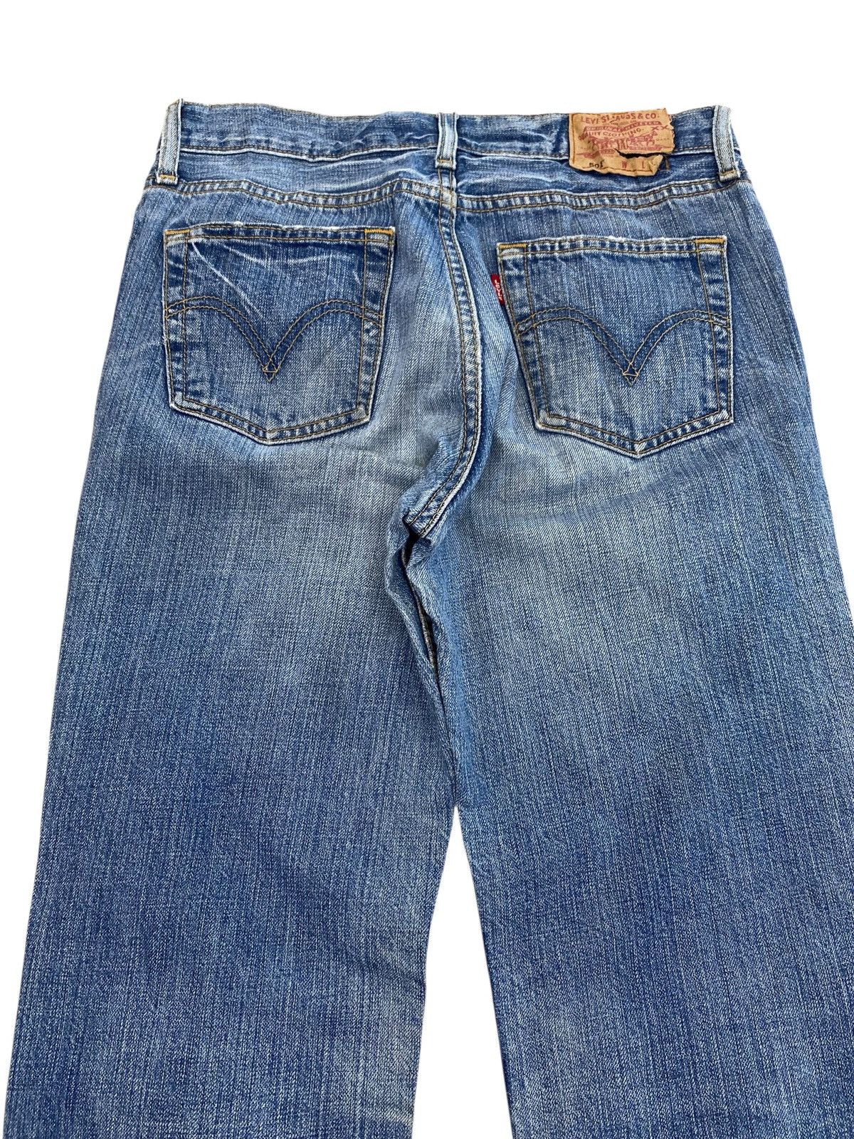 Levi's Vintage Levi’s Faded Wash Ripped Style Loose Jeans Size US 28 / EU 44 - 4 Thumbnail