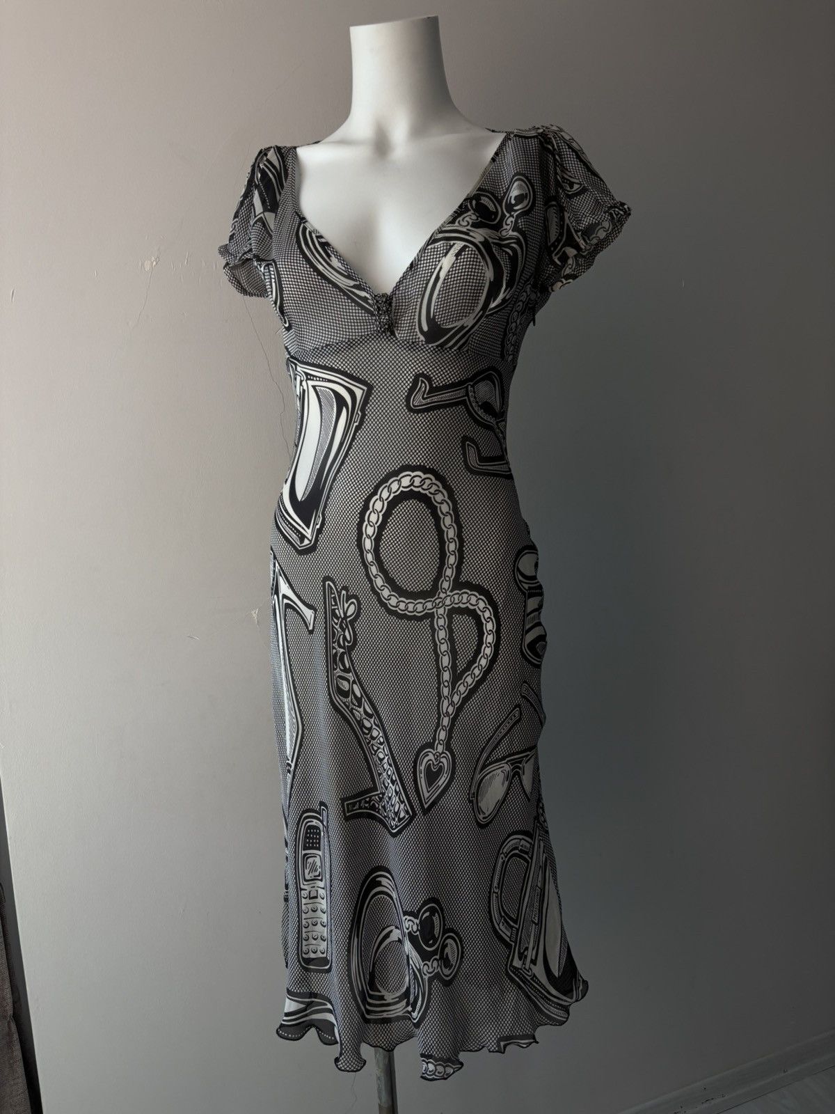 Moschino Moschino silk dress Size M / US 6-8 / IT 42-44 - 11 Thumbnail