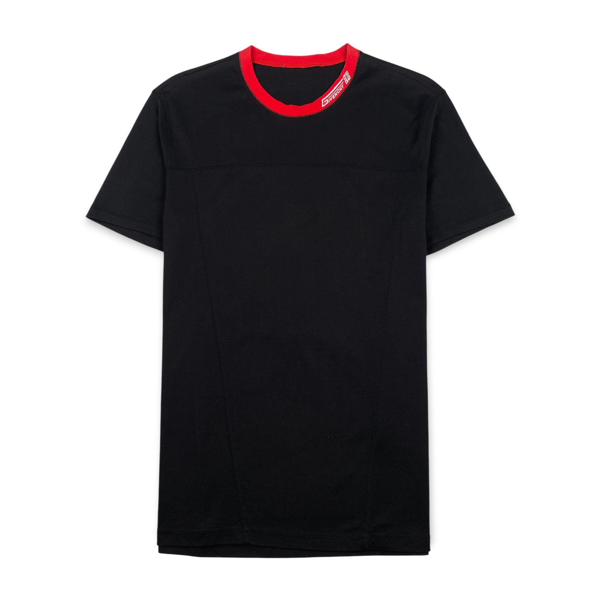 Givenchy Contrast Collar Neck Logo T-Shirt Size US M / EU 48-50 / 2 - 1 Thumbnail