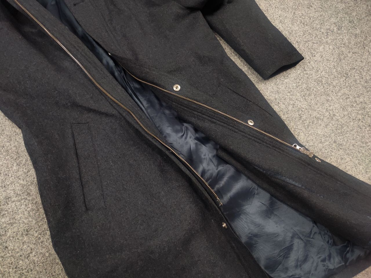 Bonnegueule BonneGueule Schoeller switzerland wool raincoat Zip Jacket Size US S / EU 44-46 / 1 - 17 Thumbnail