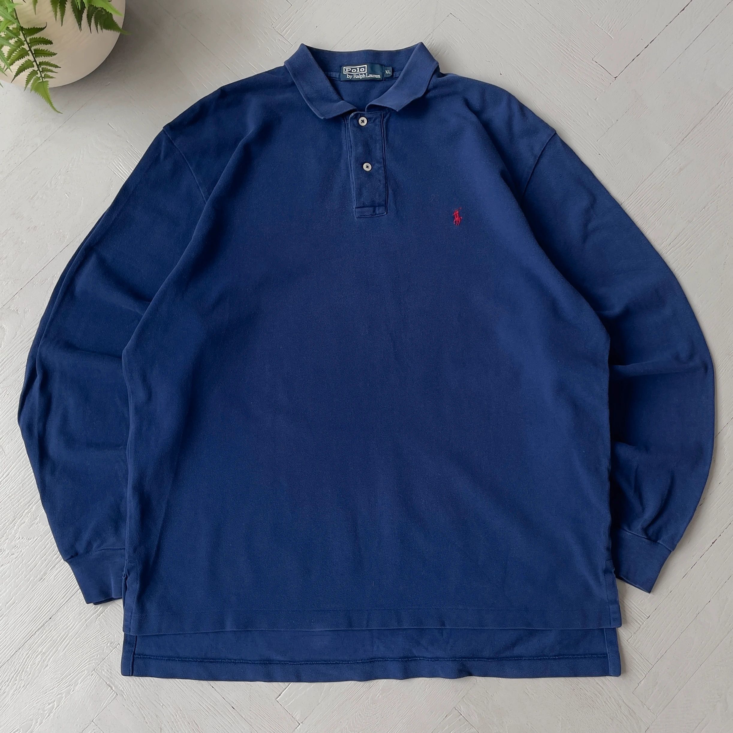 Polo Ralph Lauren Polo Ralph Lauren Preppy Long Sleeve Polo Shirt Size US XL / EU 56 / 4 - 1 Thumbnail