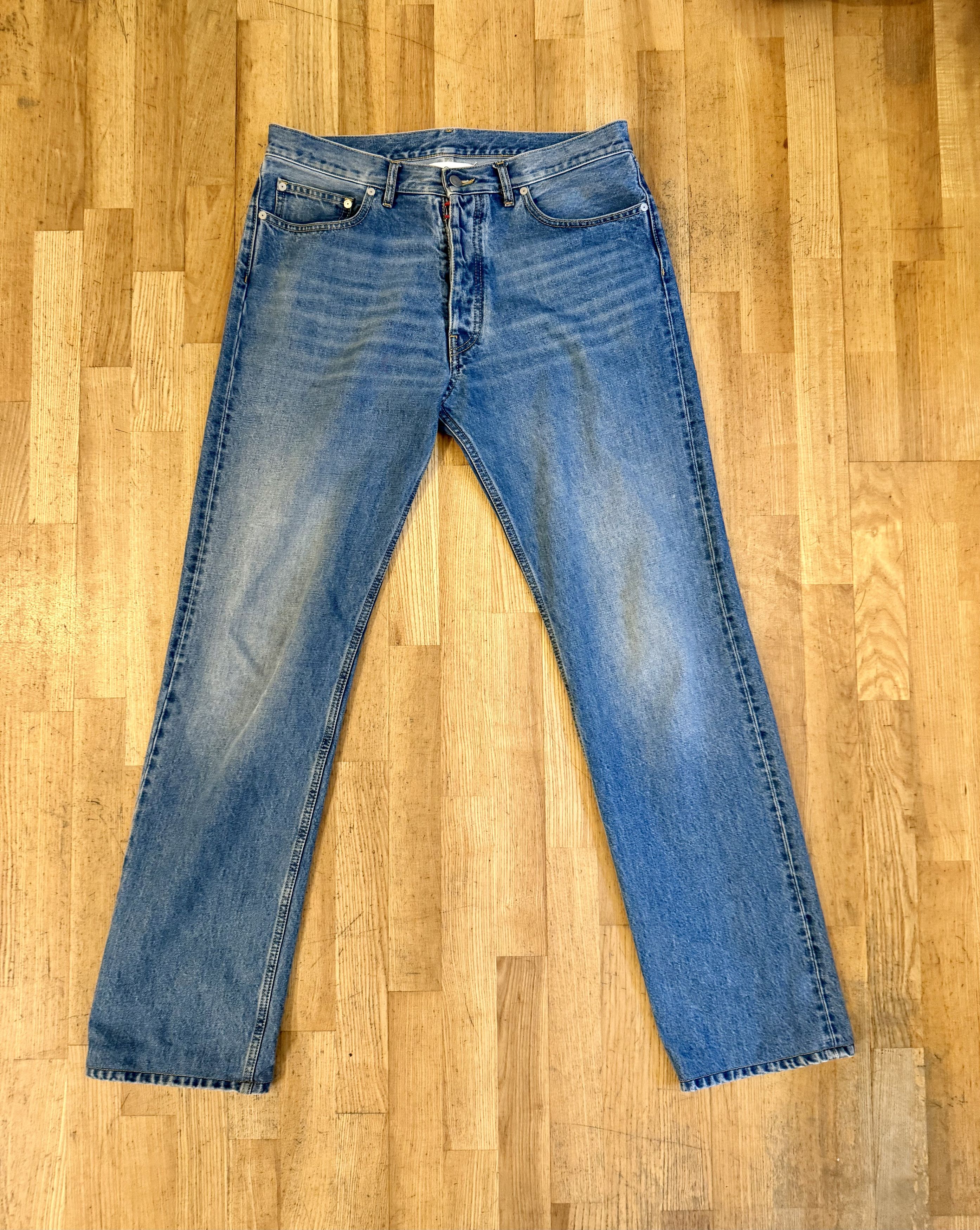 Maison Margiela Blue Faded Jeans Size US 34 / EU 50 - 1 Thumbnail