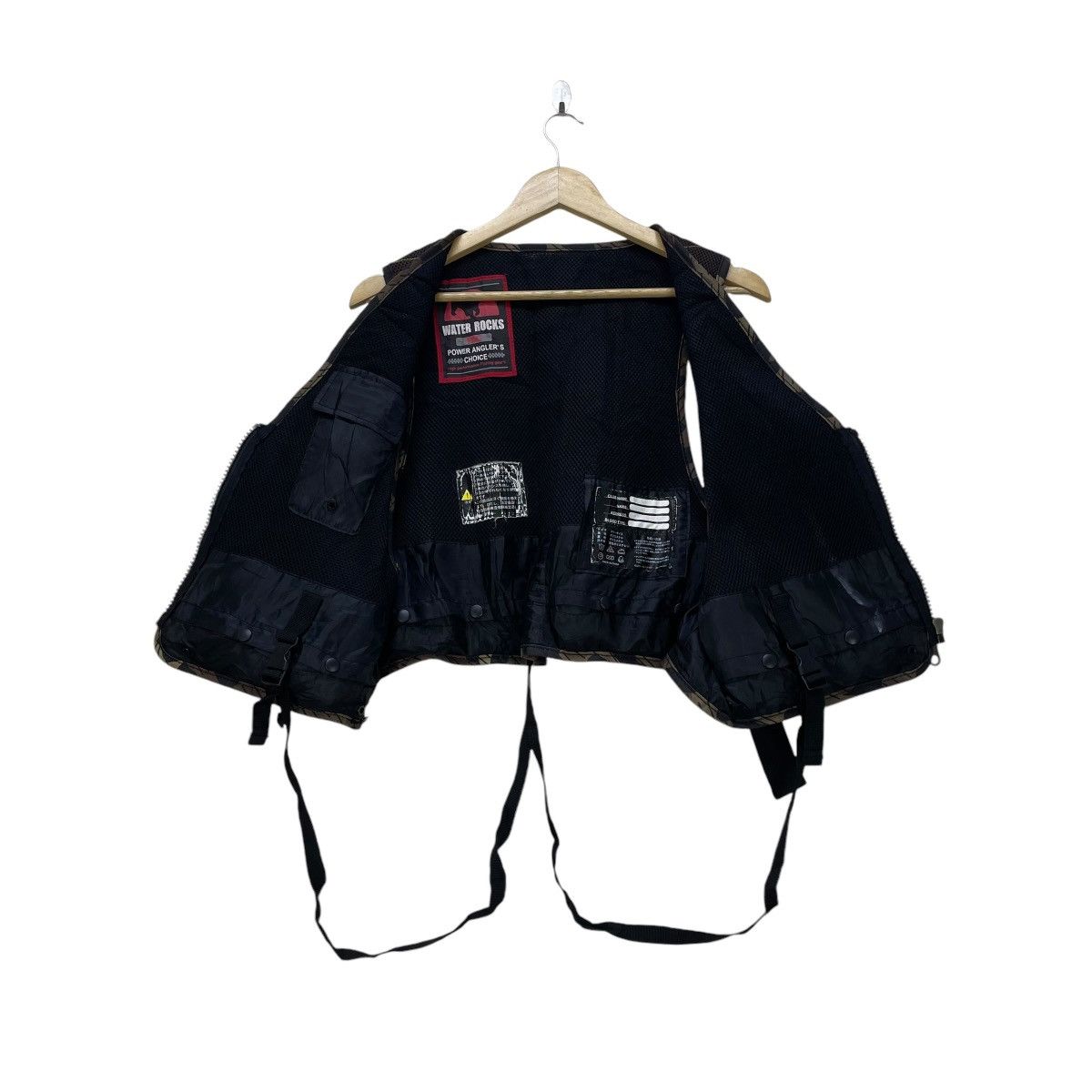 Japanese Brand Japanese Brand Water Rock Camo Fishing Vest Jacket Size US M / EU 48-50 / 2 - 2 Thumbnail
