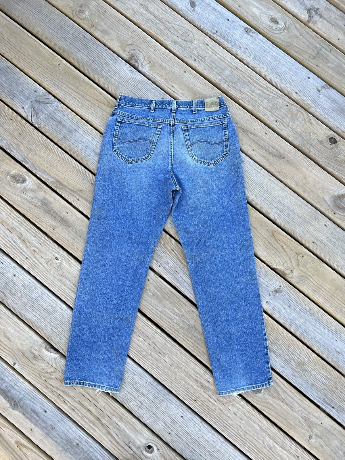 Lee × Vintage Vintage 2000s Lee Blue Denim Jeans Size US 36 / EU 52 - 1 Thumbnail