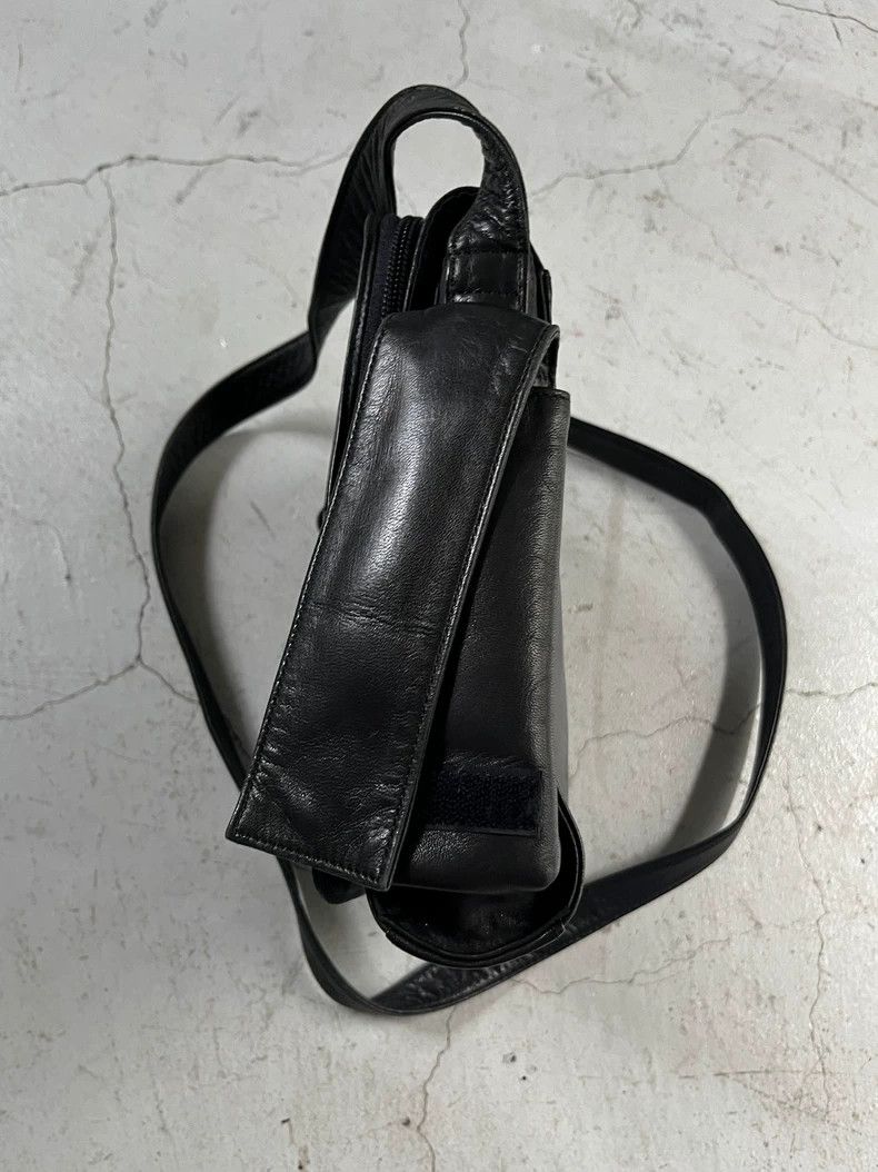 Helmut Lang HELMUT LANG size os 1990s lambskin multi-strap crossbody ba Size ONE SIZE - 5 Thumbnail
