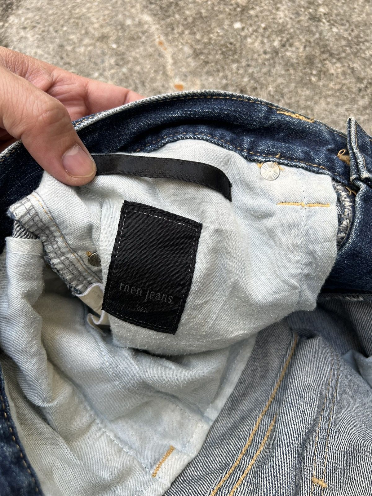 Japanese Brand 💥Japanese Brand Roen Distress Punk Jean Very Rare Size US 30 / EU 46 - 18 Thumbnail