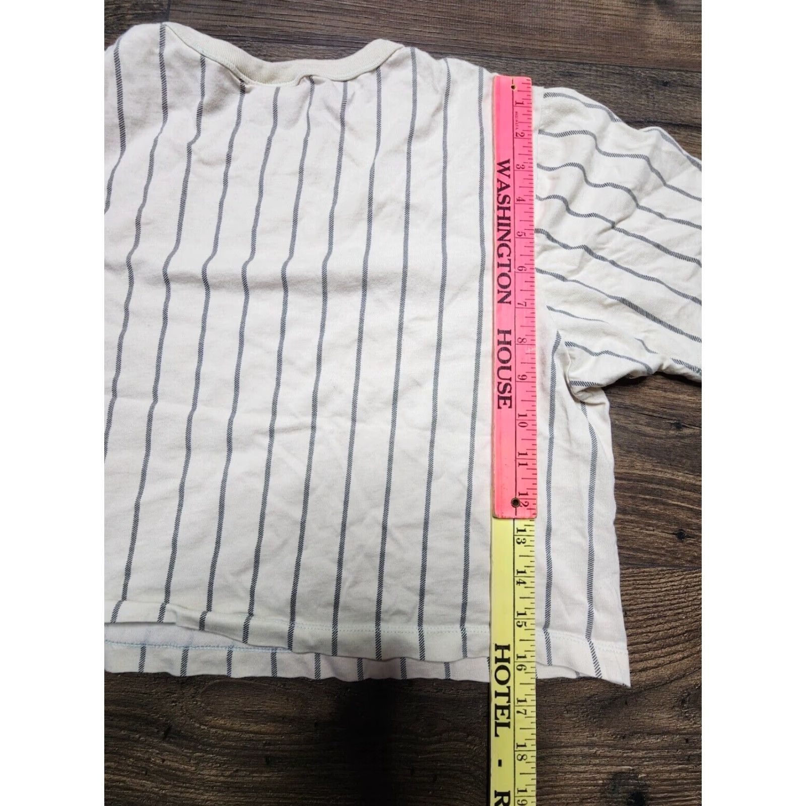 Adidas Adidas Originals Logo Cropped T Shirt Ivory Women's Large Size L / US 10 / IT 46 - 3 Thumbnail