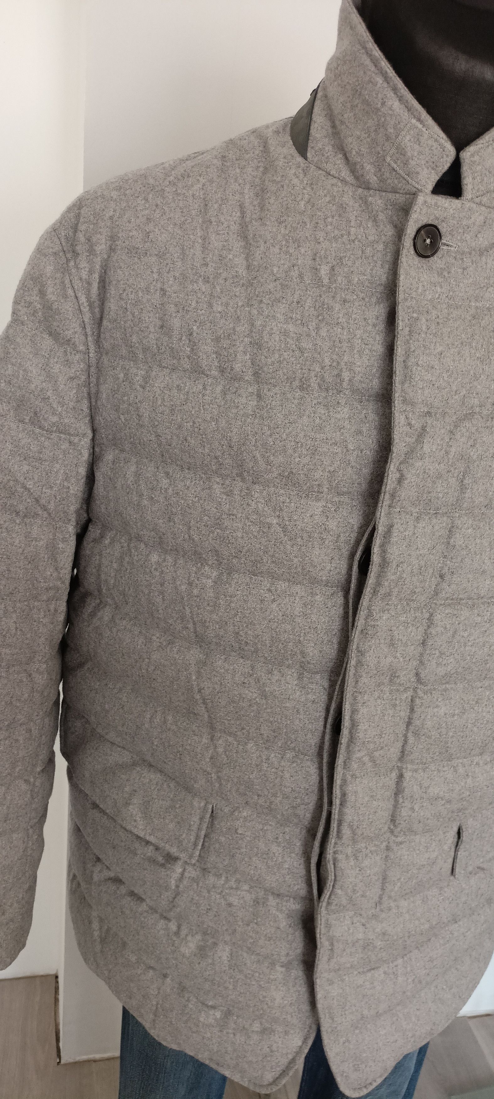 Ermenegildo Zegna Ermenegildo Zegna Cashmere Down Jacket 56R Size US XL / EU 56 / 4 - 5 Thumbnail