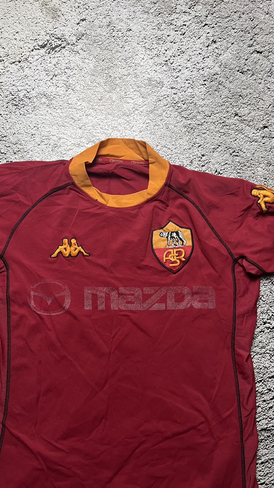 Kappa 2002-2003 AS Roma Italy🇮🇹 mazda kappa gara jersey vintage Y2K Size US L / EU 52-54 / 3 - 2 Thumbnail
