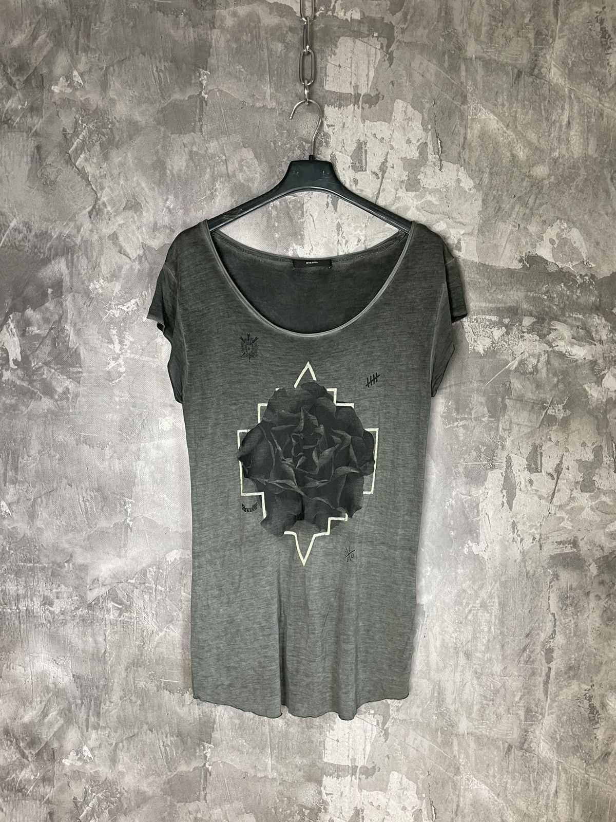 Diesel × Japanese Brand Diesel Vintage Distressed Grunge Faded Punk Y2K Tank Top Size M / US 6-8 / IT 42-44 - 1 Thumbnail