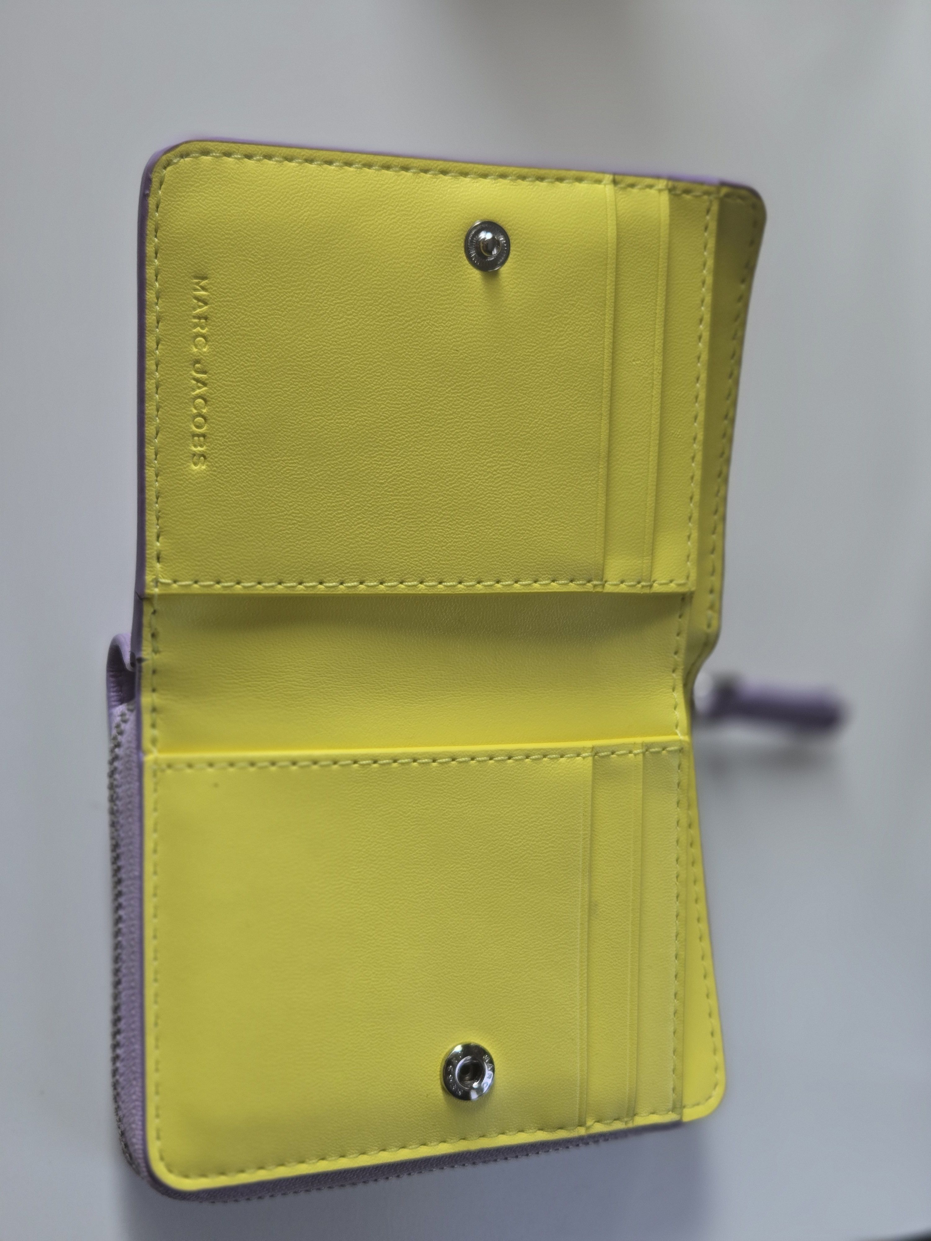 Marc Jacobs Marc Jacobs - The Leather Mini Compact Wallet Size ONE SIZE - 5 Thumbnail