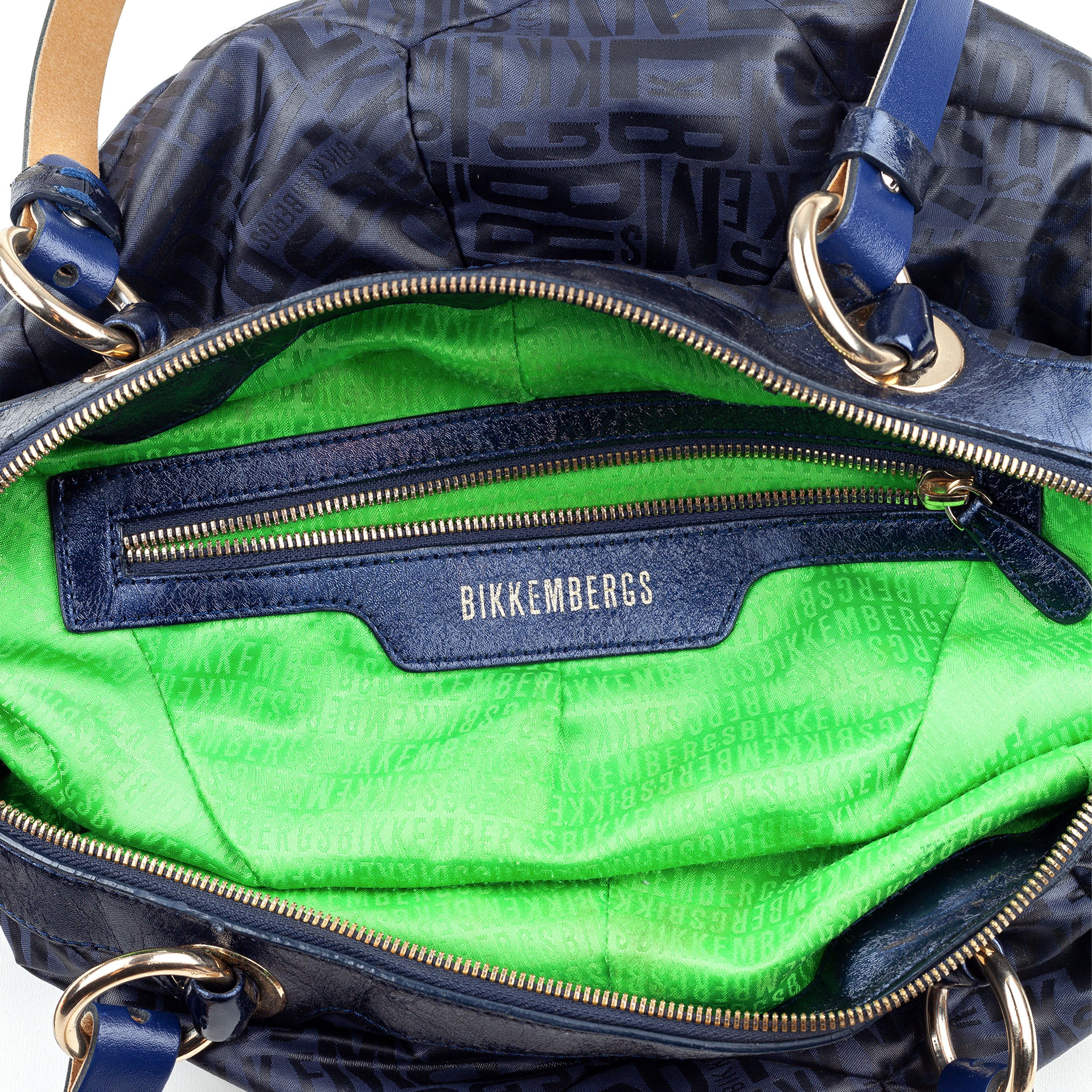 Dirk Bikkembergs Dirk Bikkembergs Vintage Ball Monogram Blue Shoulder Bag Size ONE SIZE - 6 Thumbnail