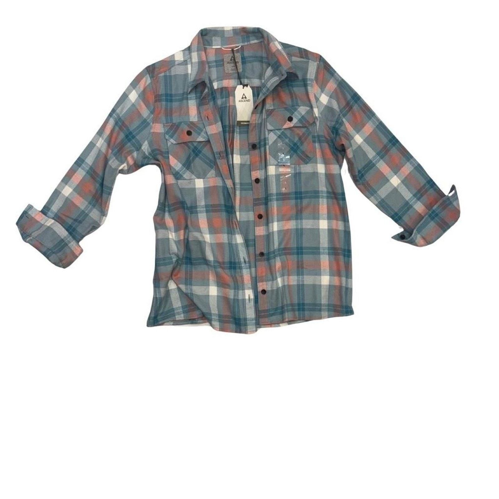 Anthropologie Ascend Women's Flannel Shirt Size L / US 10 / IT 46 - 3 Thumbnail