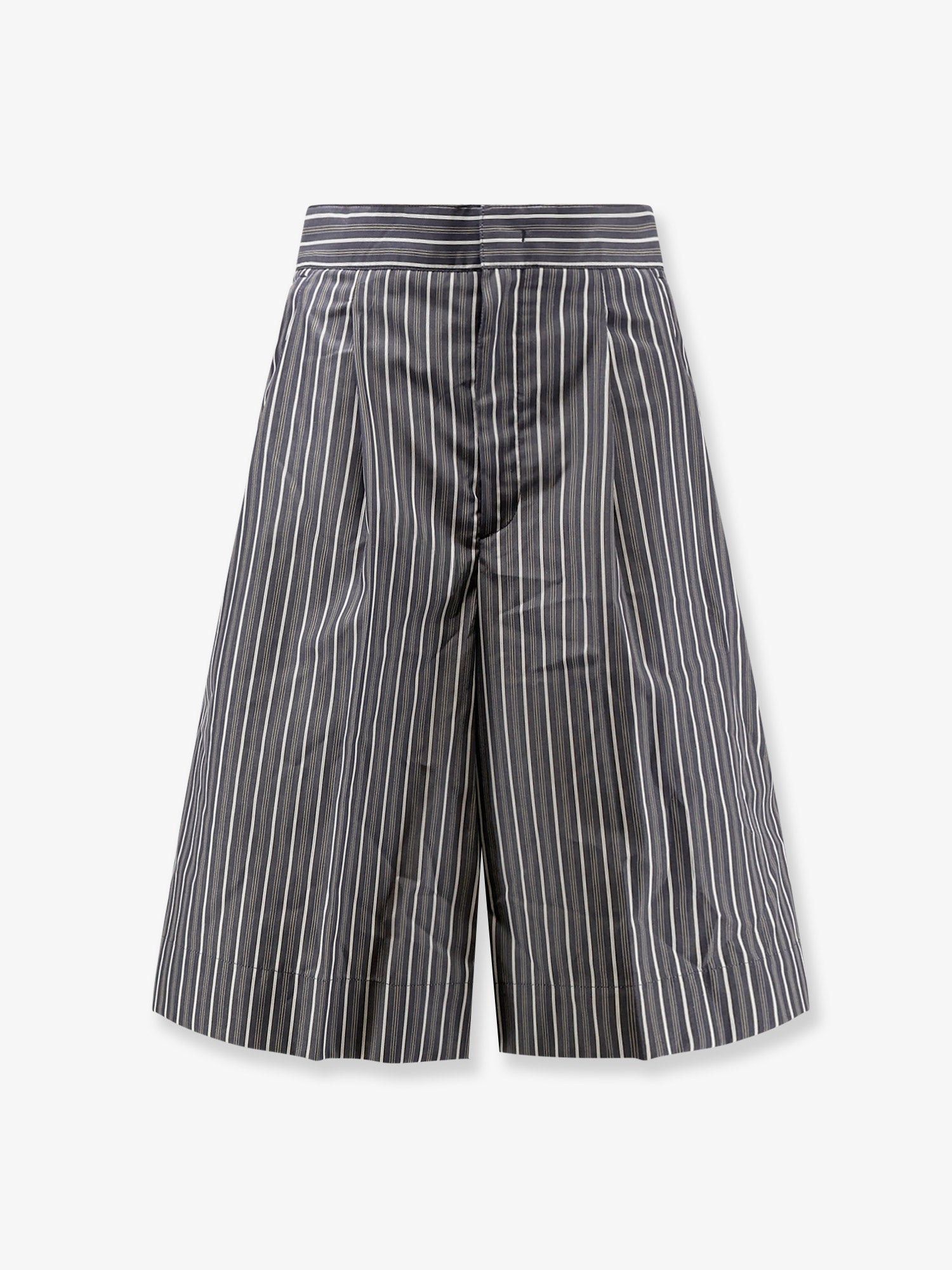 Soeur Henna Striped Cotton Bermuda Shorts Size 28" / US 6 / IT 42 - 1 Thumbnail