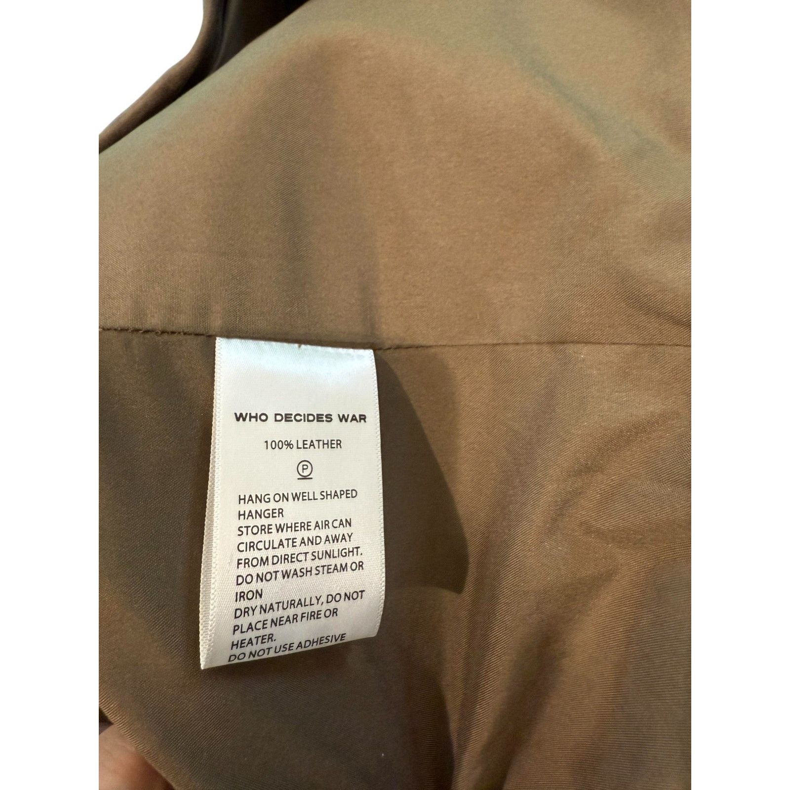 Other WDW Leather Brown Jacket Size US XL / EU 56 / 4 - 3 Thumbnail