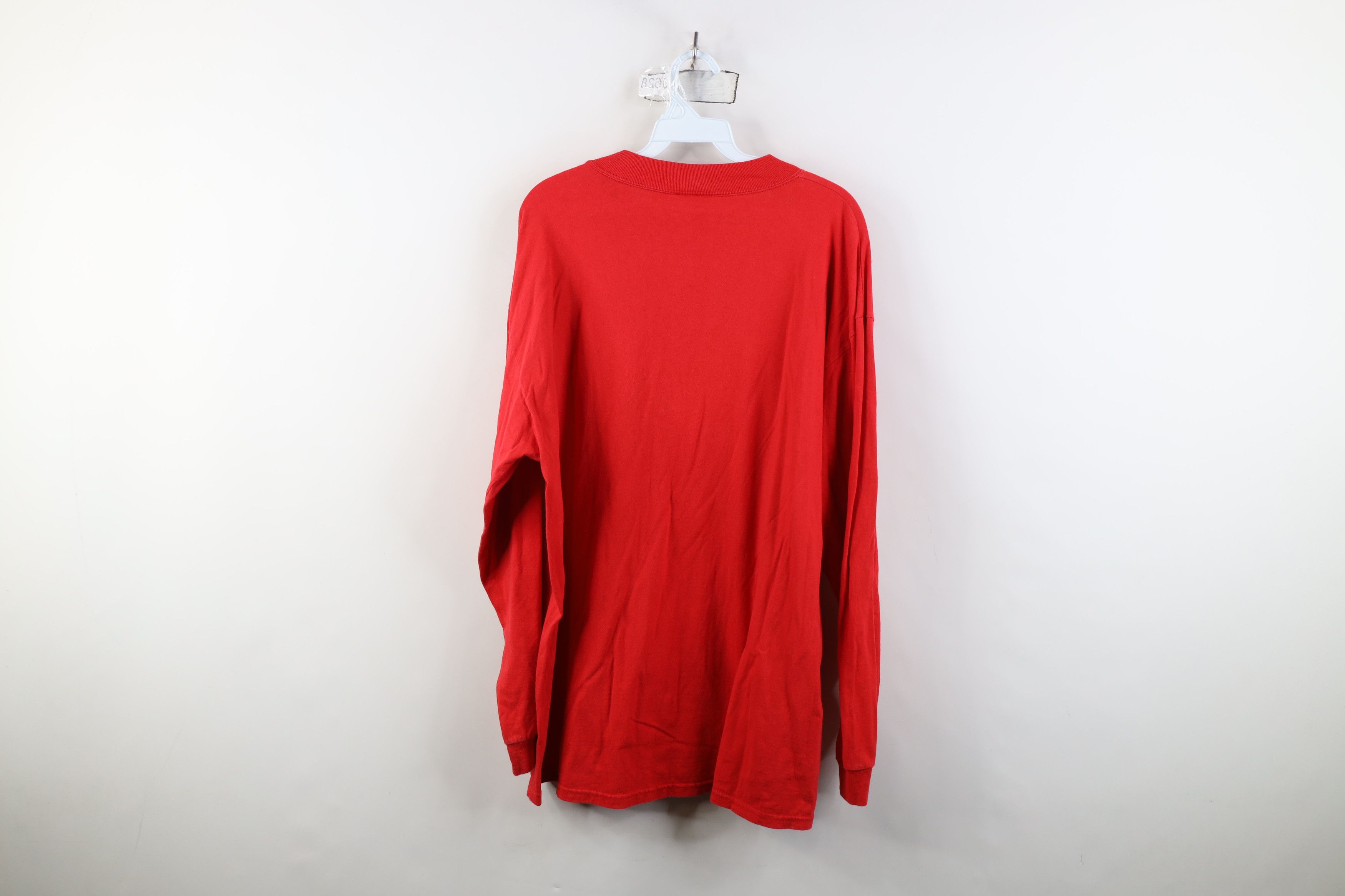 Vintage Vintage 90s Red Wings Hockey Long Sleeve T-Shirt Cotton USA Size US XL / EU 56 / 4 - 11 Thumbnail