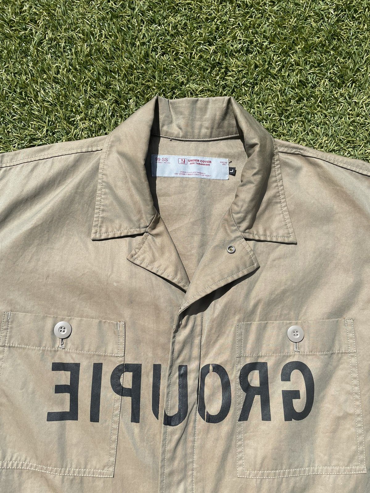 Undercover SS99 “Relief” - Undercover ‘Groupie’ Tan Coverall Jumpsuit Size US L / EU 52-54 / 3 - 3 Thumbnail