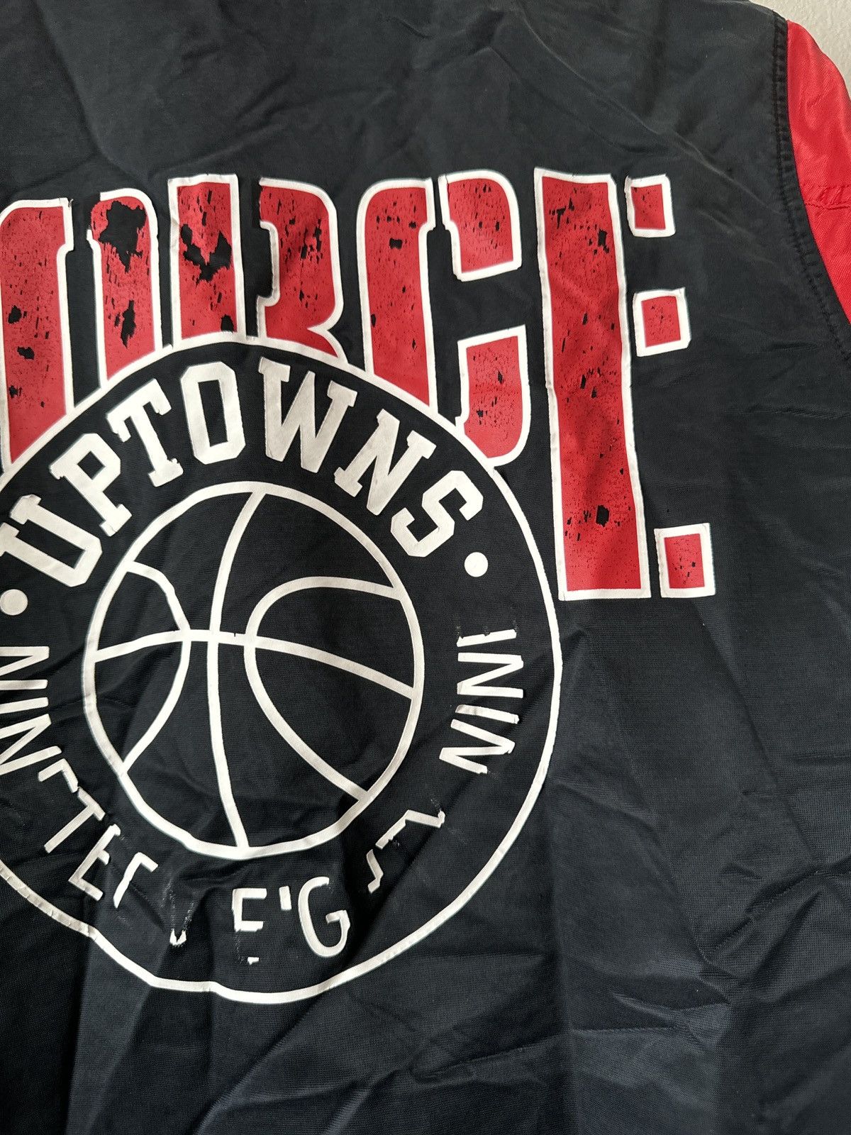 Nike NIKE Force Uptowns 1989 Varsity Bomber Jacket Size US S / EU 44-46 / 1 - 11 Thumbnail