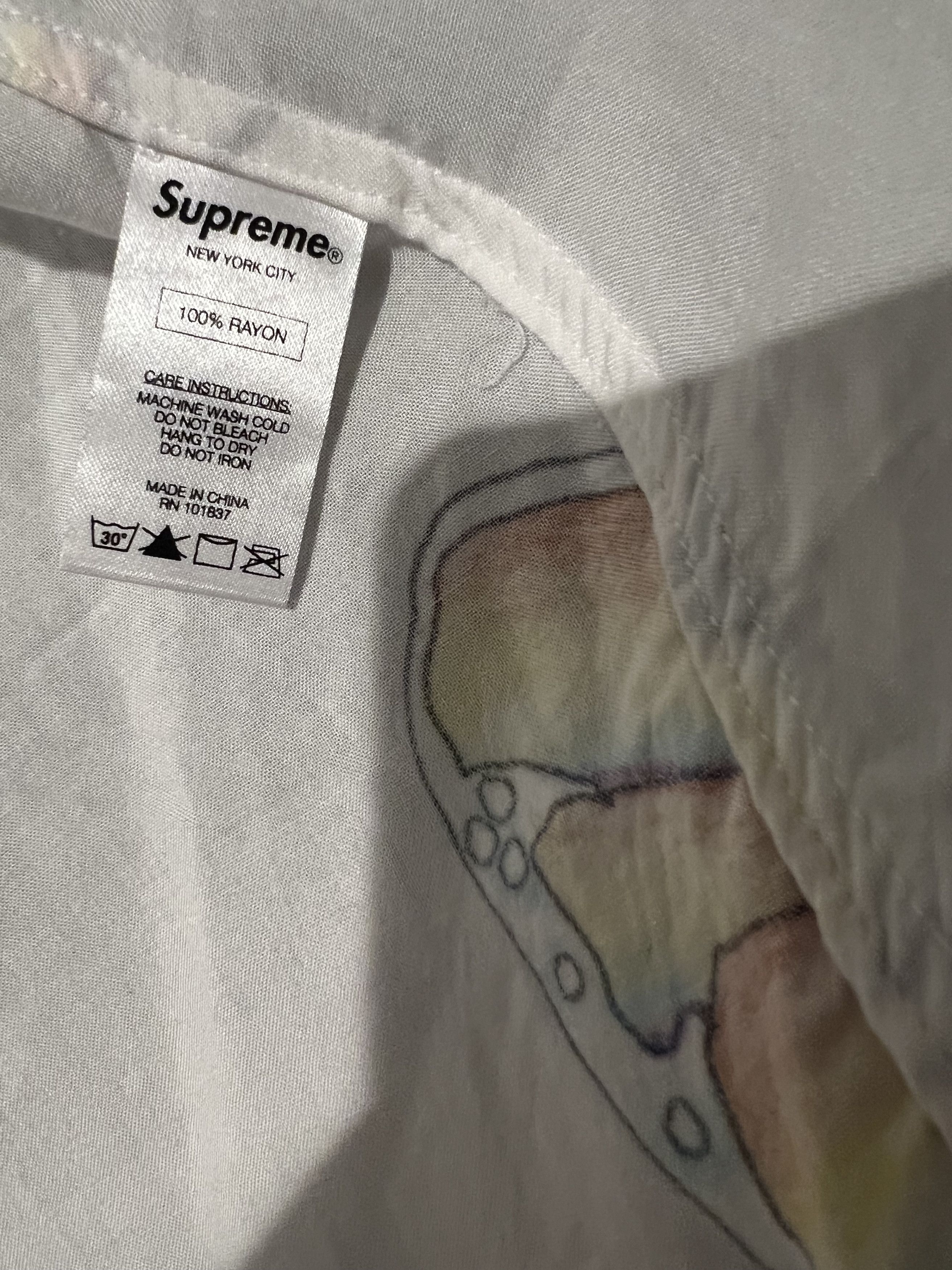 Supreme Supreme Supream Mark Gonzales Butterfly Button Up Shirt Size US L / EU 52-54 / 3 - 5 Thumbnail