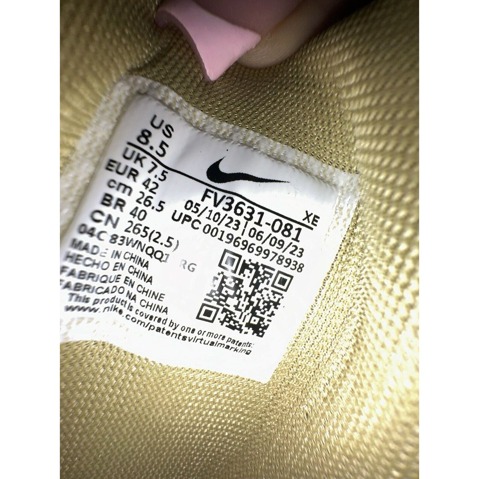 Nike Nike Air Zoom Pegasus 40 Men's Size 8.5 /10 Wmns(FV3631-081) Size US 8.5 / EU 41-42 - 7 Thumbnail