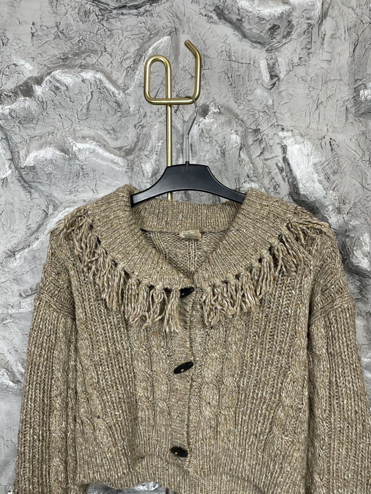 Junya Watanabe × Vintage Vintage 80s Knit Cropped Cardigan Kapital Japanese Style Size US M / EU 48-50 / 2 - 5 Thumbnail