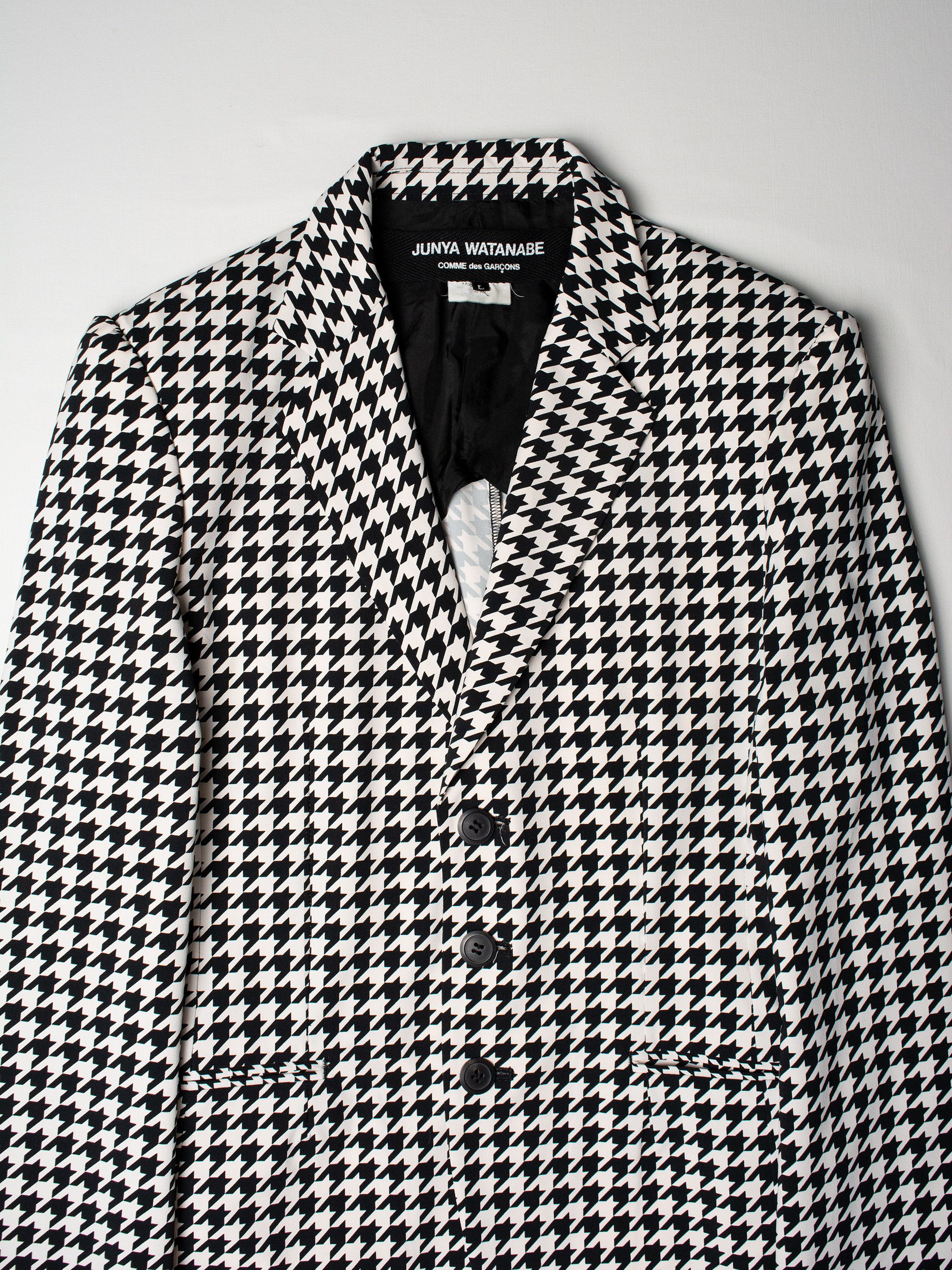 Junya Watanabe Junya Watanabe - S/S 2010 - houndstooth jacket - size L Size L / US 10 / IT 46 - 5 Thumbnail