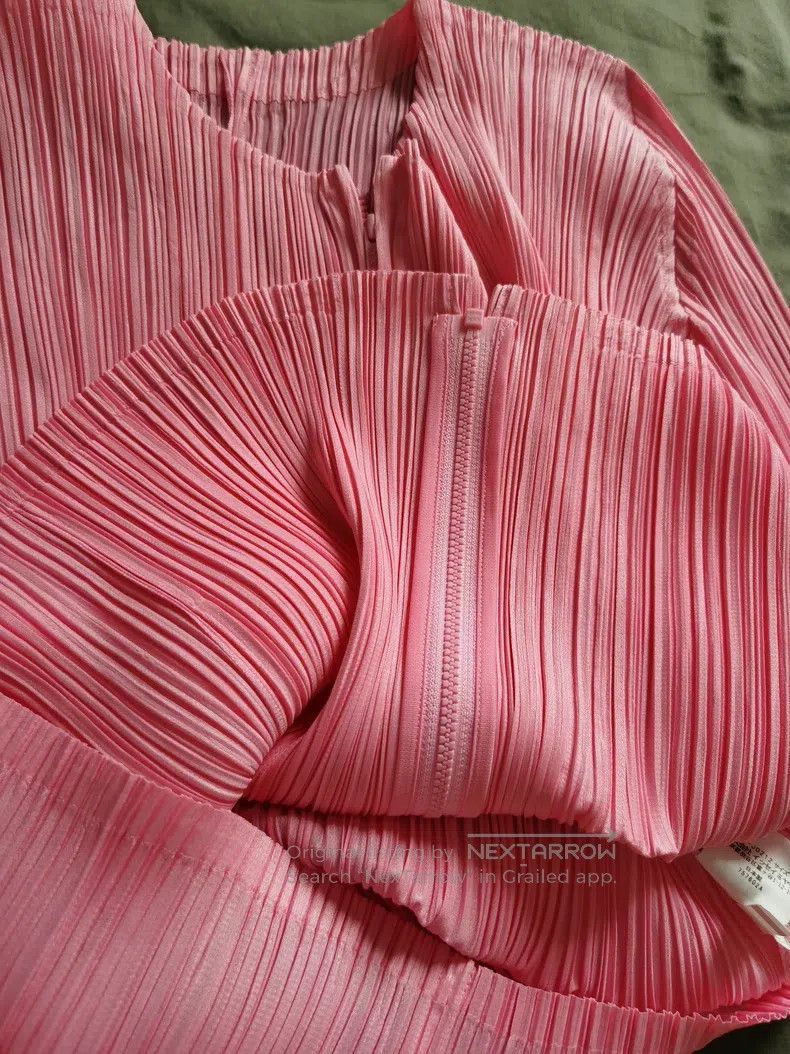 Issey Miyake Issey Miyake Ruched Zipper Cardigan Size L / US 10 / IT 46 - 5 Thumbnail