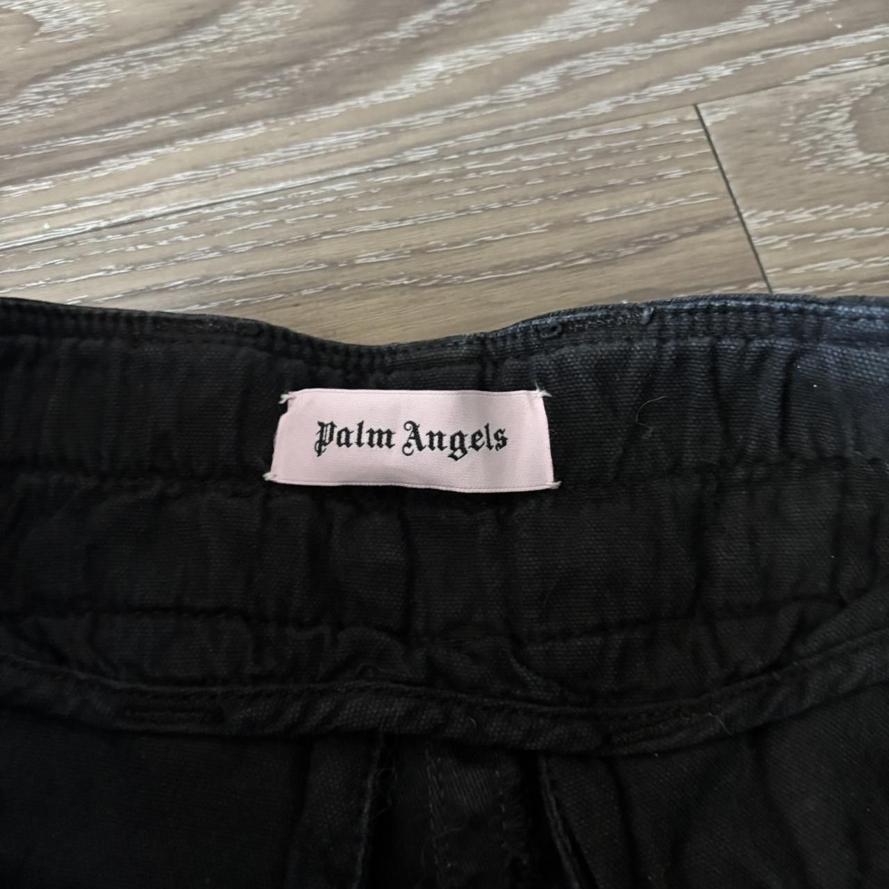 Palm Angels Palm Angels Black Streetwear Designer Cargo Shorts! Size US 32 / EU 48 - 5 Thumbnail