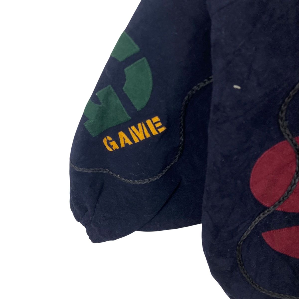 Vintage Vintage PIA SPORTS Bomber Jacket Big Logo Patchwork Varsity Size US XXL / EU 58 / 5 - 9 Thumbnail