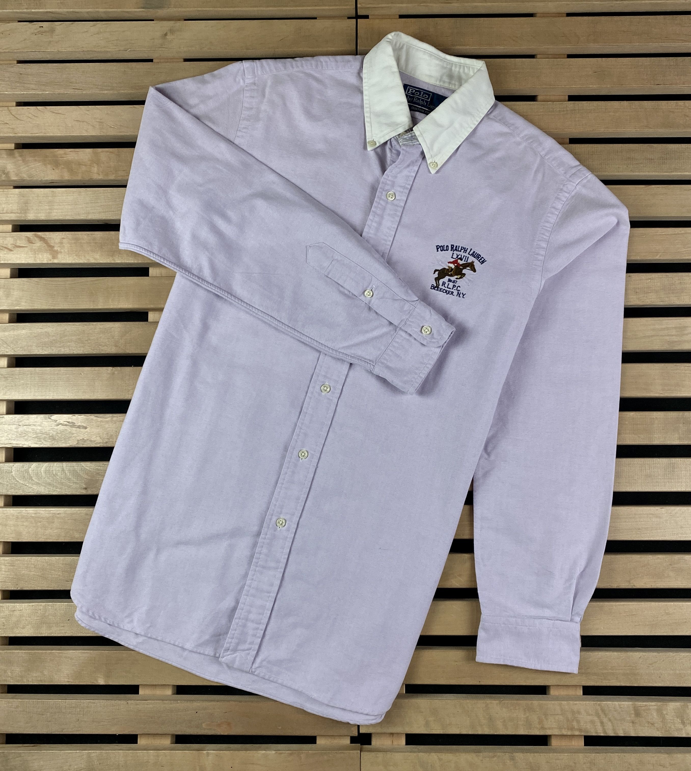 Polo Ralph Lauren × Ralph Lauren × Vintage Mens Vintage Long Sleeve Shirts Polo Ralph Lauren Size M Size US M / EU 48-50 / 2 - 1 Thumbnail