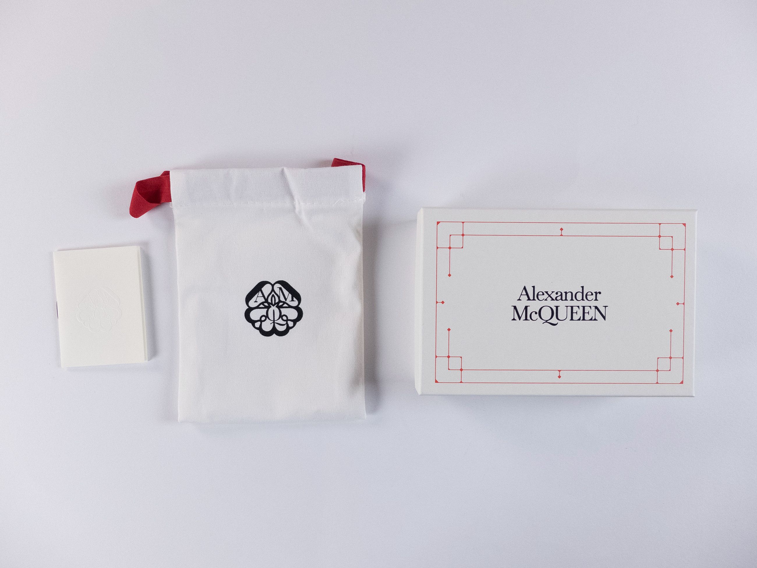 Alexander McQueen ALEXANDER MCQUEEN black classic leather card holder q Size ONE SIZE - 7 Thumbnail