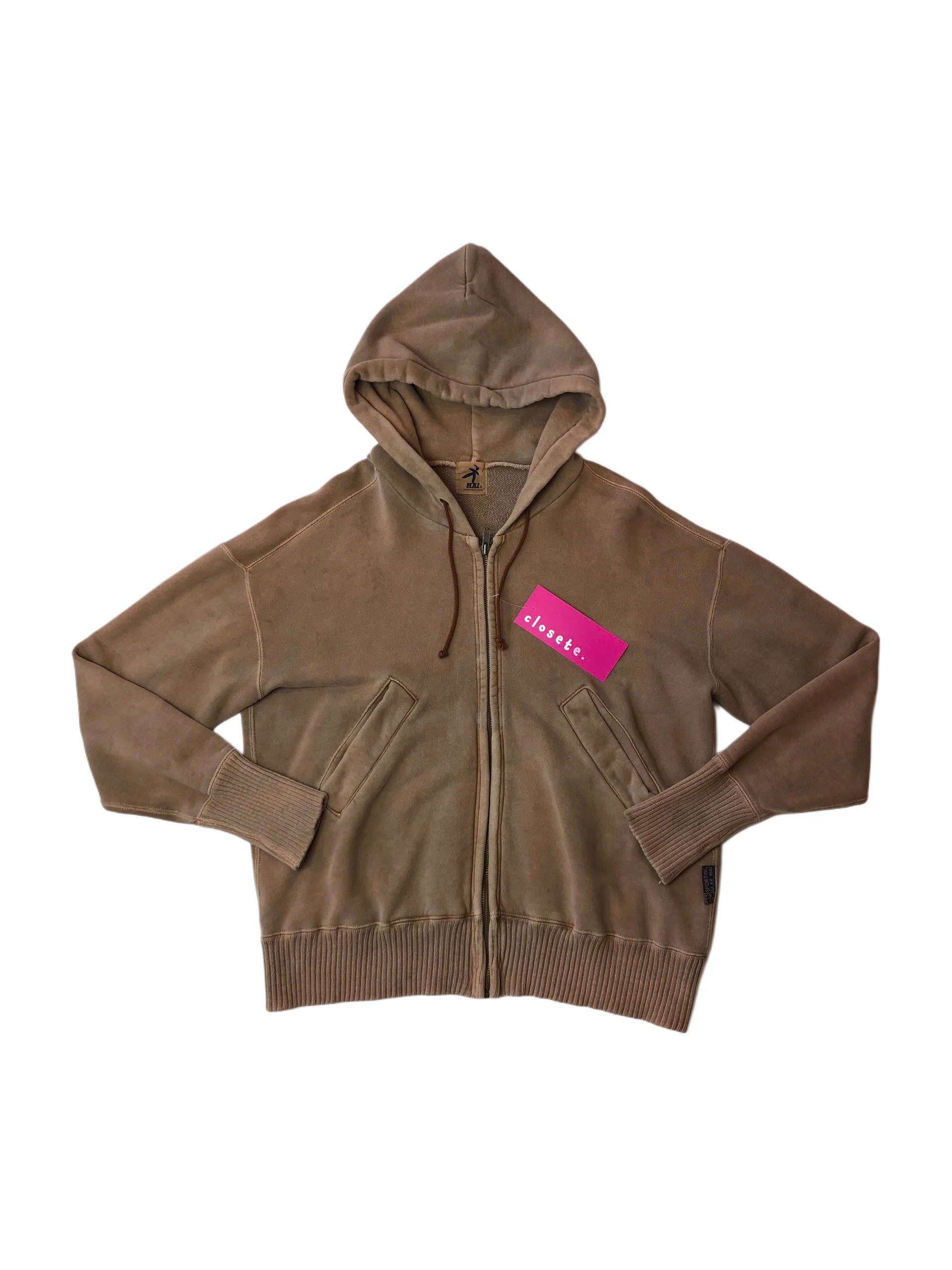 HAI Sporting Gear Brown Zip-Up Hoodie