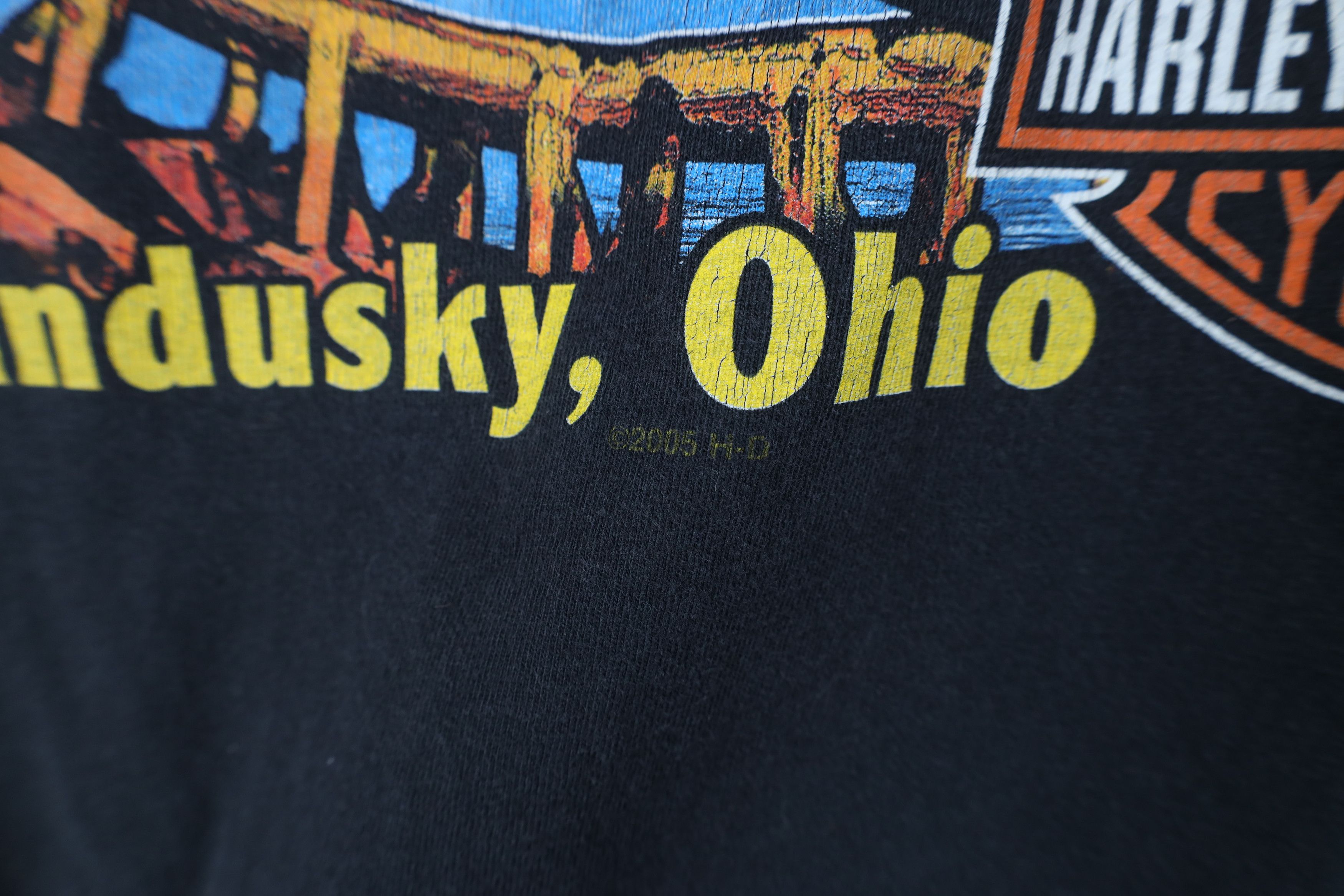 Harley Davidson Vintage Y2K Harley Davidson Up And Ride T-Shirt Black USA Size US S / EU 44-46 / 1 - 11 Thumbnail