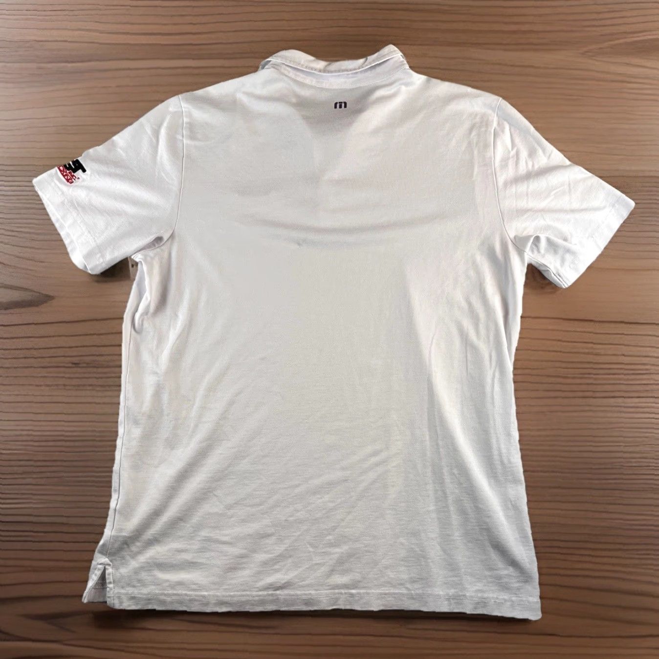 TravisMathew Travis Mathew Polo Mens XL White River Rafter Pima Cotton Pitt Logo Preppy Size US XL / EU 56 / 4 - 2 Thumbnail