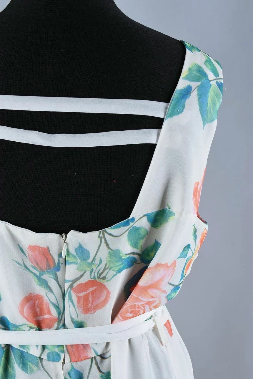 Sandro Women's Sandro Paris Floral Sleeveless Summer Dress Size L Size L / US 10 / IT 46 - 4 Thumbnail
