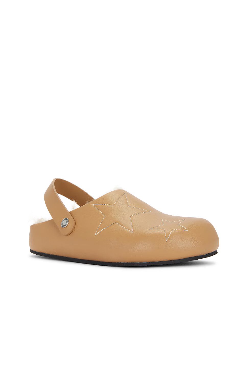 Stella McCartney o1s22i1n1024 Elyse Mules in Beige Size US 8 / IT 38 - 3 Thumbnail