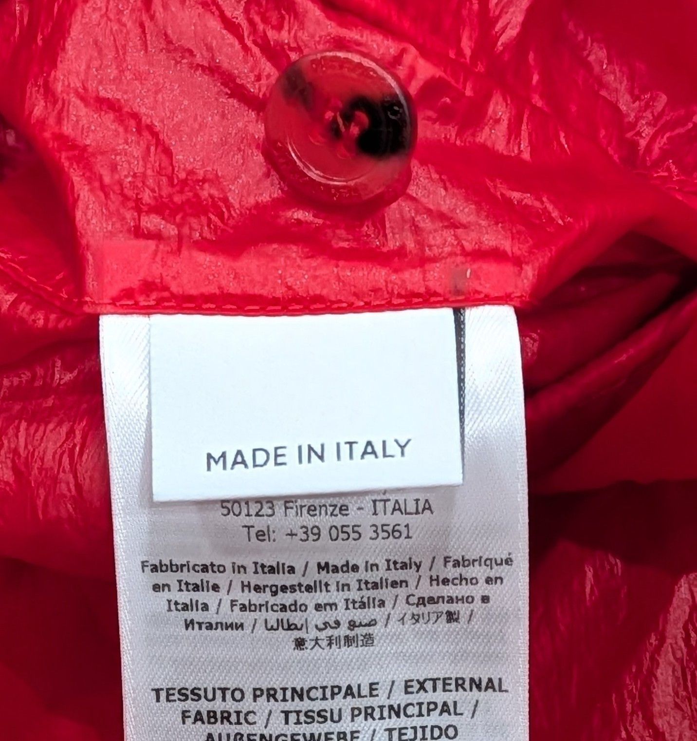 Salvatore Ferragamo FERRAGAMO Taffeta Windbreaker Jacket Red 50 US 40 Size US M / EU 48-50 / 2 - 7 Thumbnail