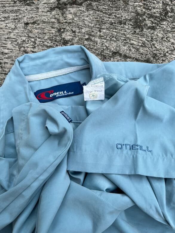 O'Neill × Vintage 2000s-O’neill Boxy Button up Open Collar Shirt Size US L / EU 52-54 / 3 - 4 Thumbnail