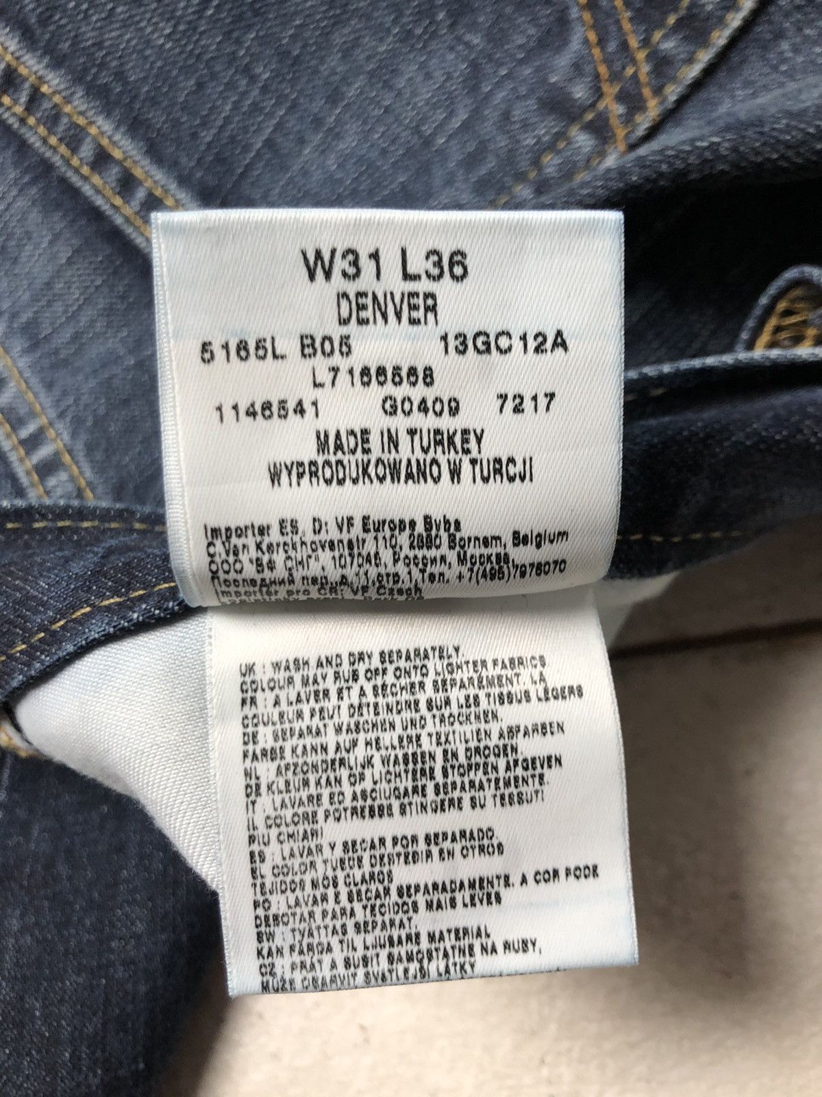 Lee Very Archive Clothing Baggy LEE Bootcut Opium Denim Jeans Size US 31 - 9 Thumbnail