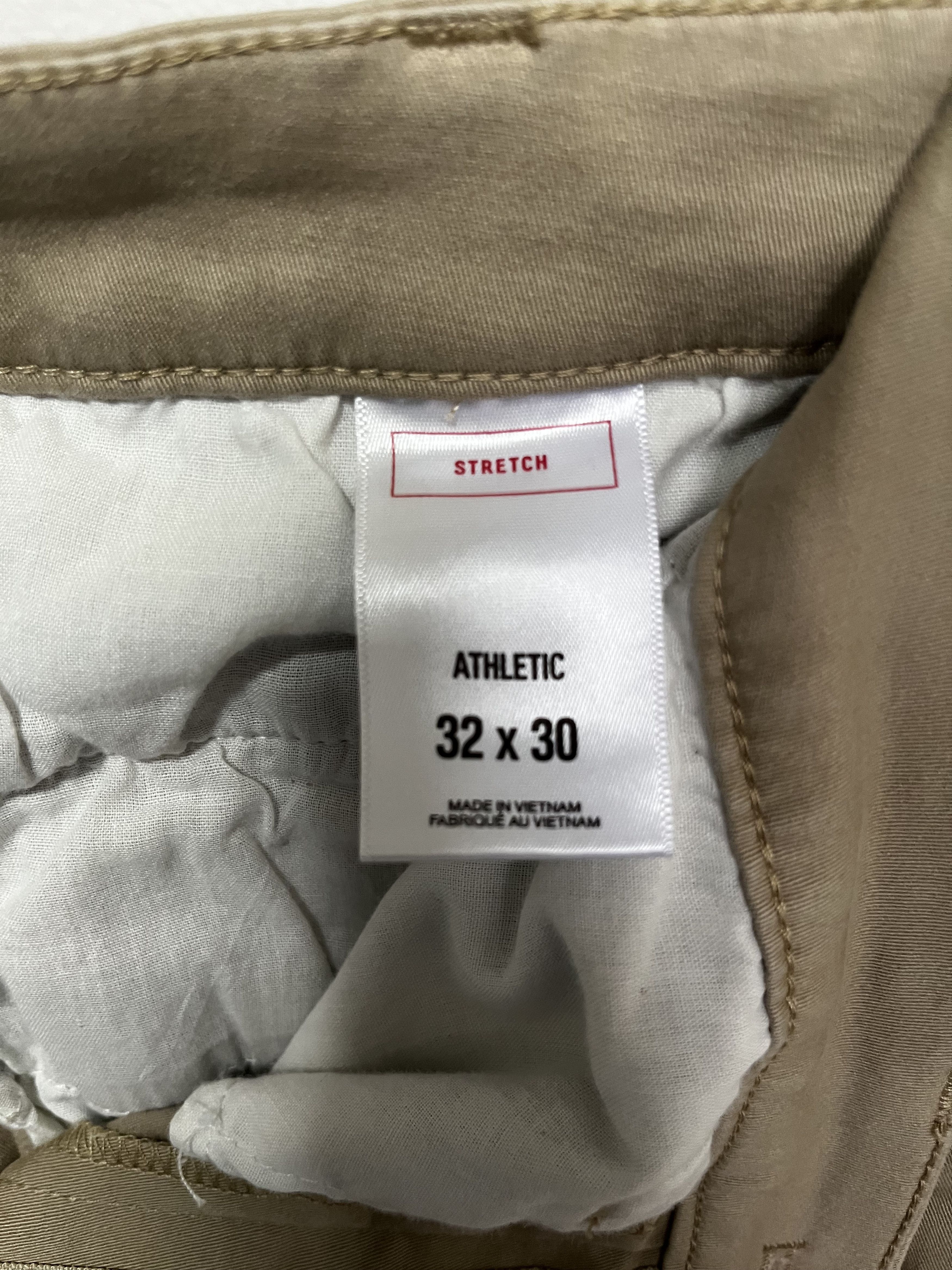 Express Express Stetch Athletic Pants - Khaki (32x30) Size US 32 / EU 48 - 4 Thumbnail