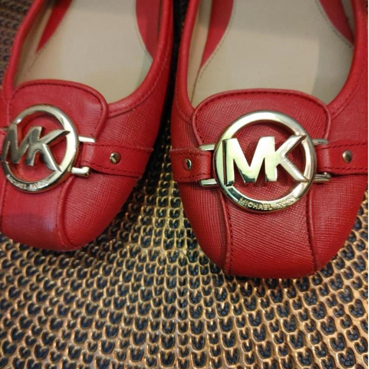 Michael Kors Stylish Michael Kors Red Ballet Flats with MK Logo Size US 8.5 / IT 38.5 - 3 Thumbnail