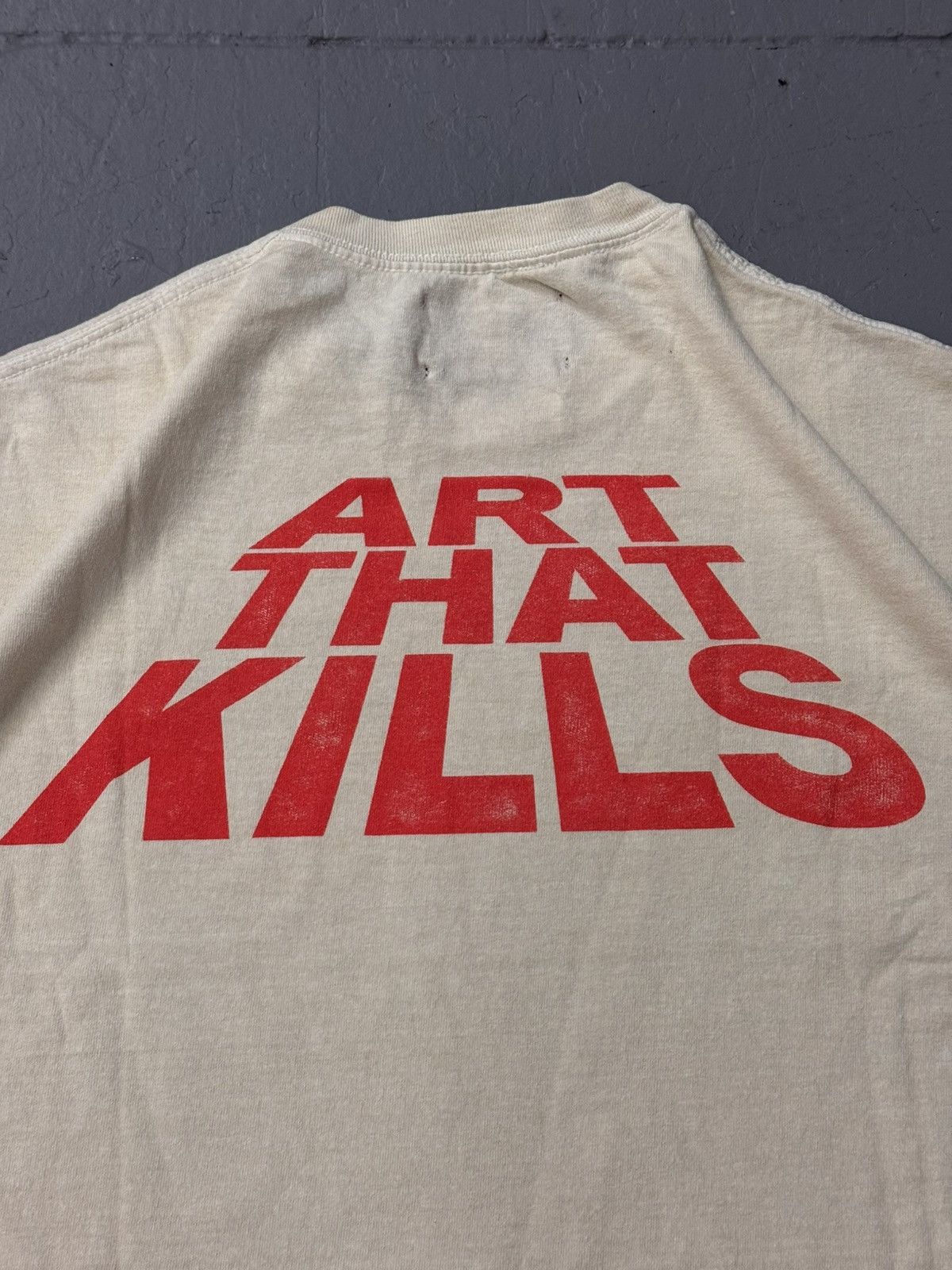 Gallery Dept. Gallery Dept Till Im Dead Tee Cream Size US M / EU 48-50 / 2 - 4 Thumbnail