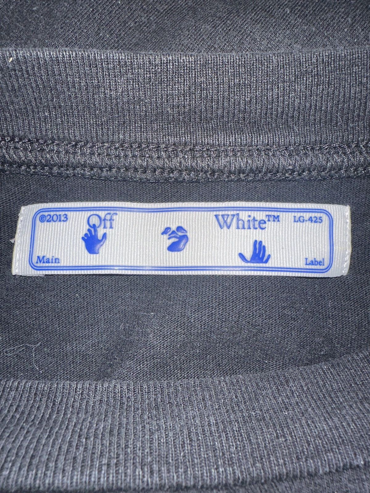 Off-White Off-White Caravaggio Tee Black Size US L / EU 52-54 / 3 - 3 Thumbnail