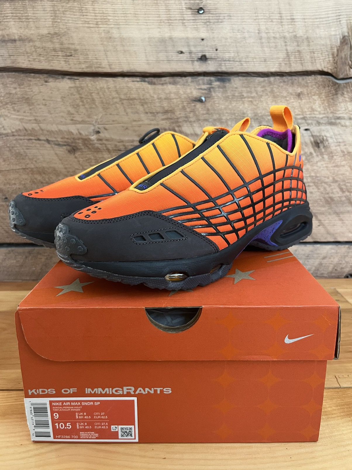 Nike Nike x Kids of Immigrants Air Max Sunder SNDR SP Sunrise Size US 9 / EU 42 - 1 Thumbnail