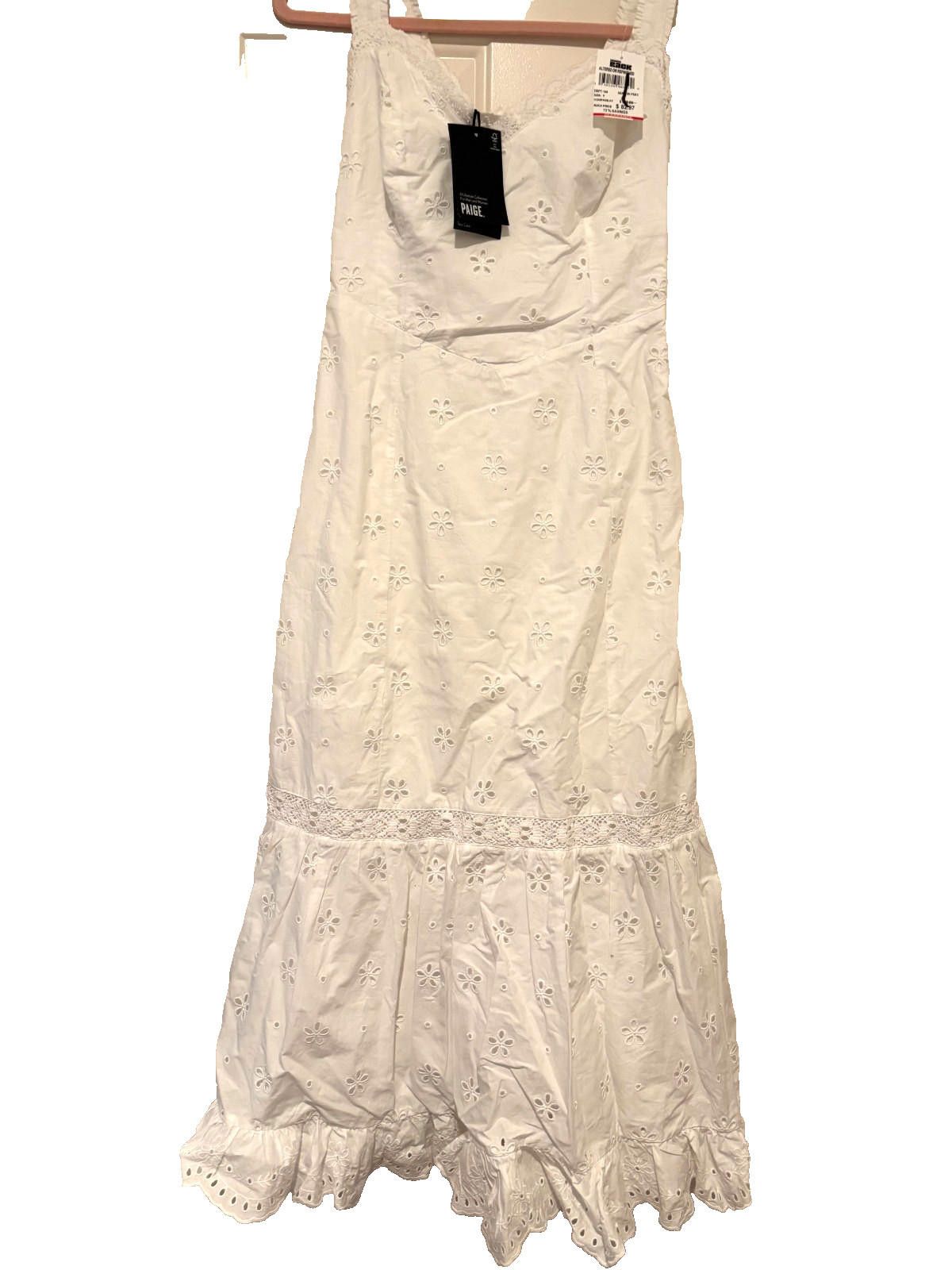Paige Women's Paige white sundress with eyelet design size 0 #70 Size XS / US 0-2 / IT 36-38 - 1 Thumbnail