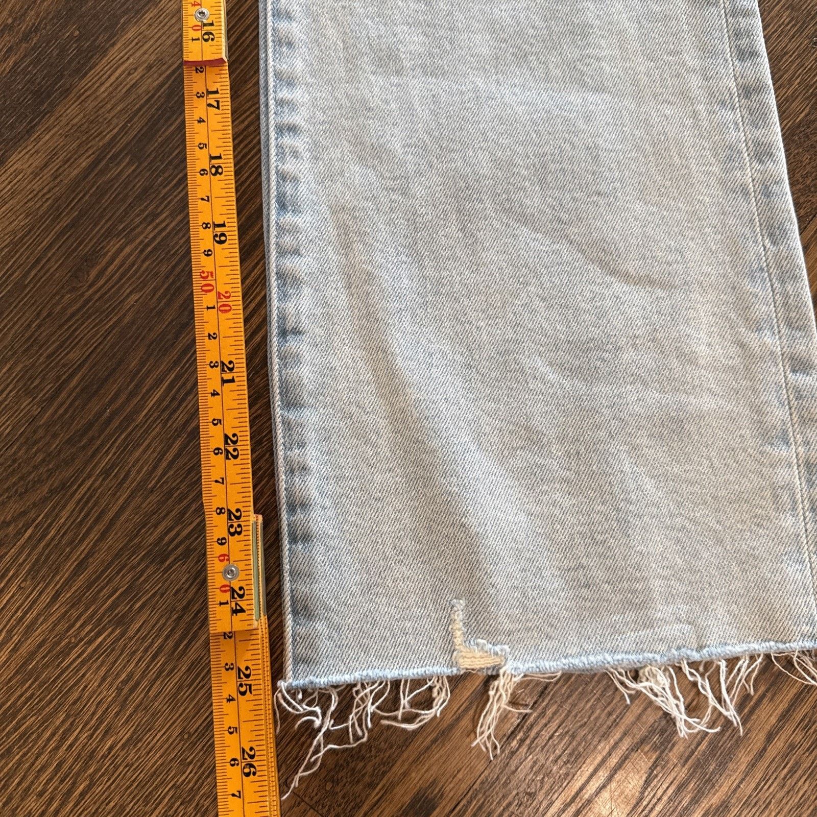 Pistola Pistola Charlie Straight Leg Jeans High Rise Distressed Hem Size 26" / US 2 / IT 38 - 5 Thumbnail