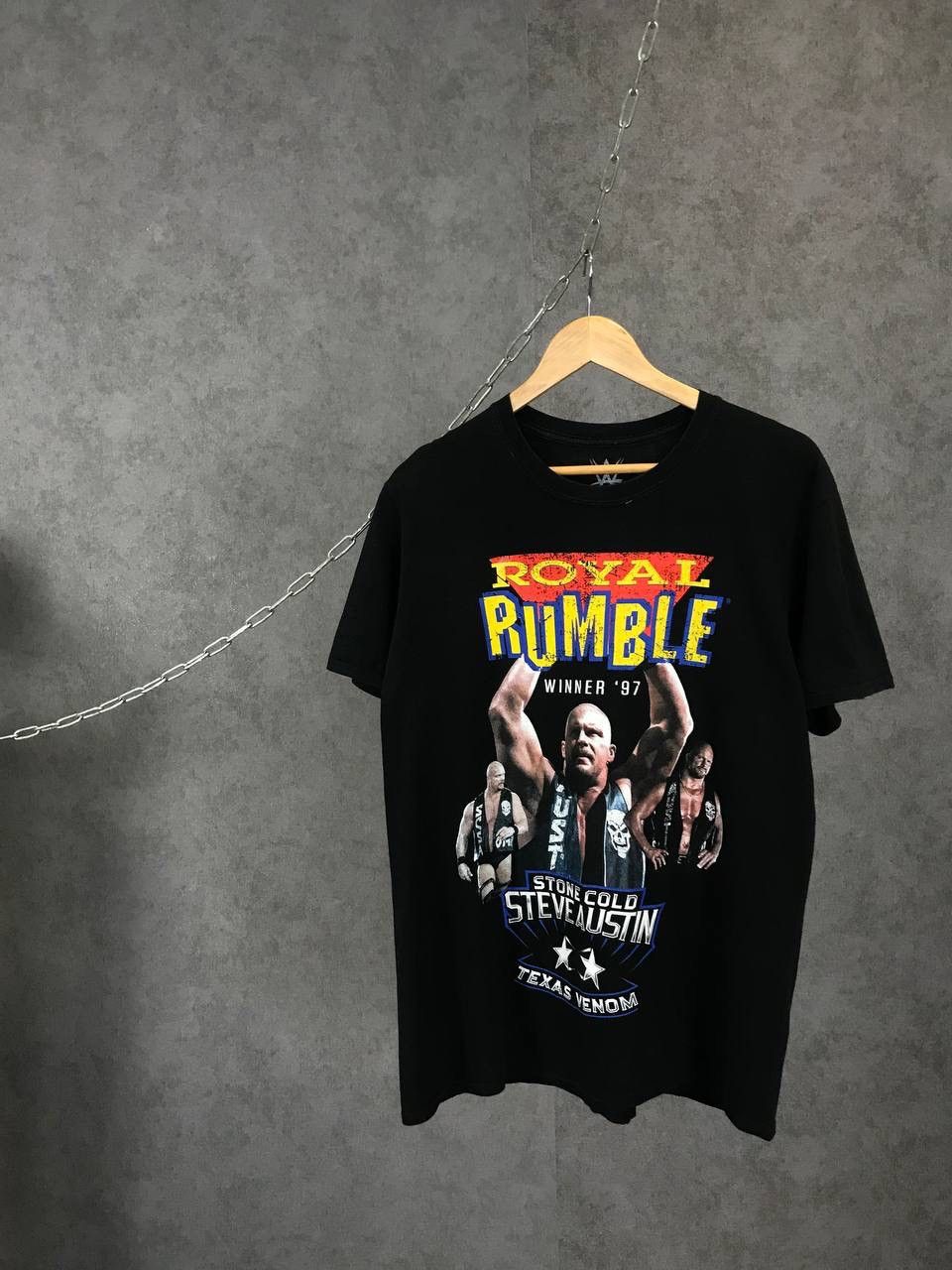 WWE Stone Cold Steve Austin WWE WWF wrestling tee Size US L / EU 52-54 / 3 - 1 Thumbnail